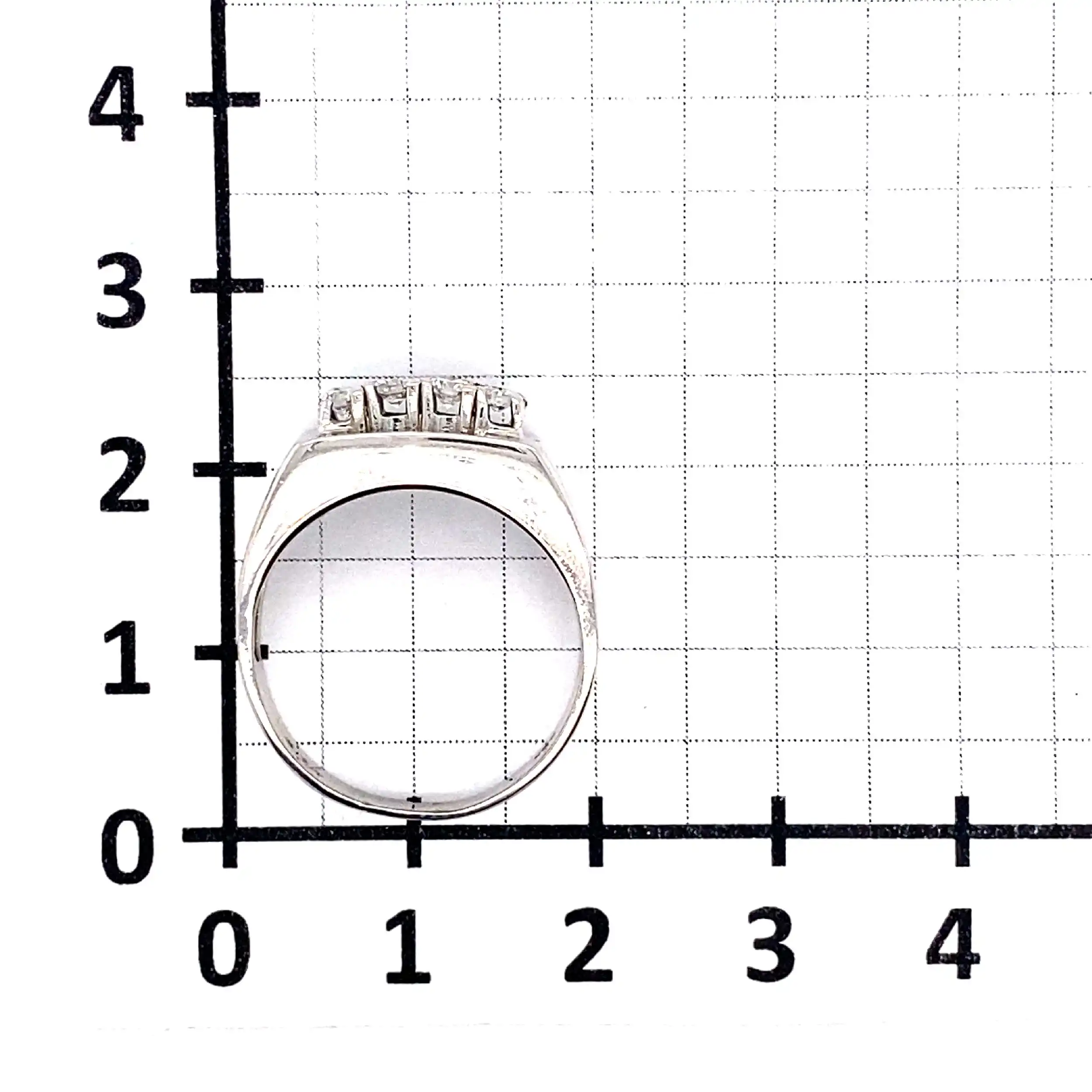 Ring Weißgold mit Brillanten, graviert mit 0,24ct Ring Weißgold mit Brillanten, graviert mit 0,24ct