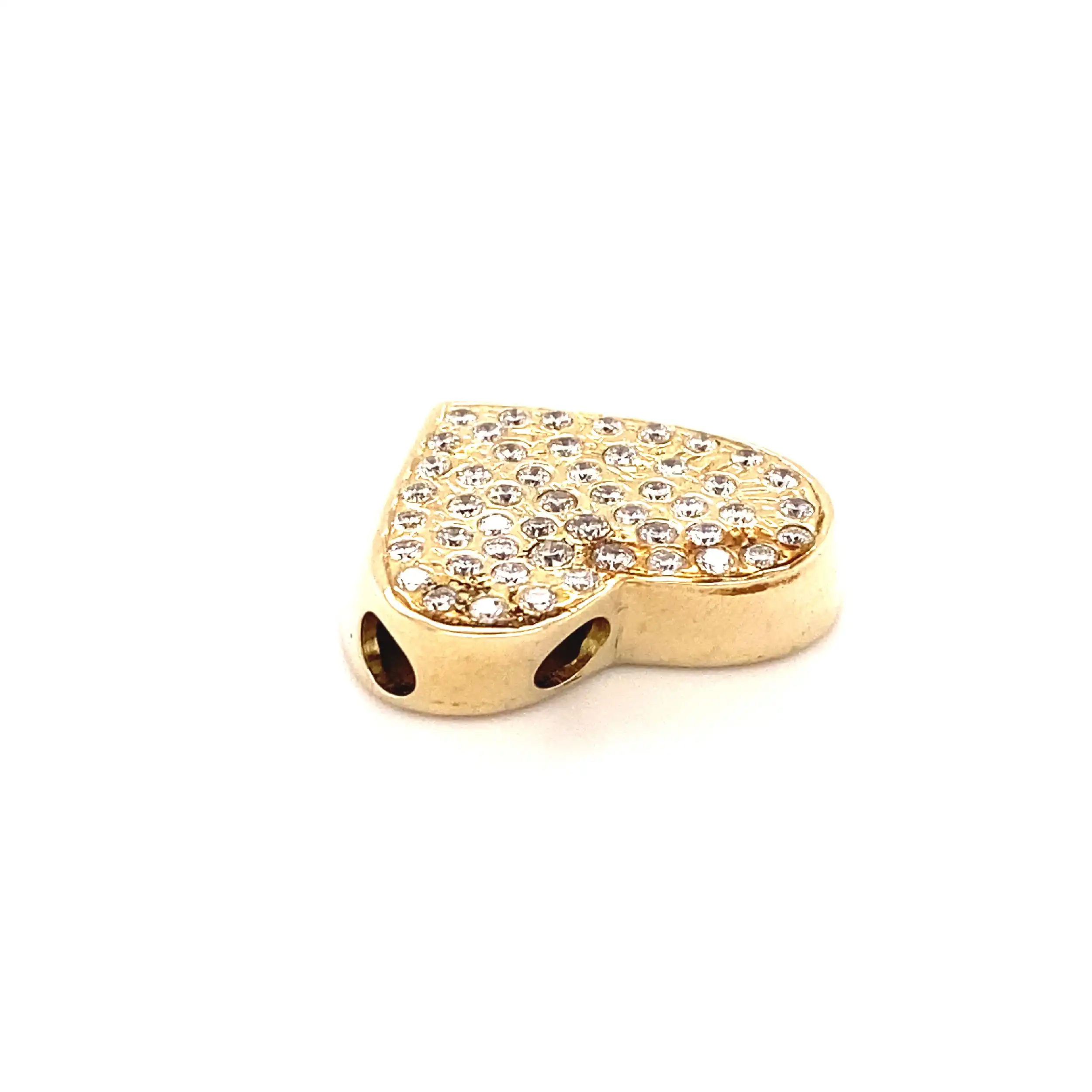 Anhänger Gelbgold Herz mit Brillanten Anhänger Gelbgold Herz mit Brillanten