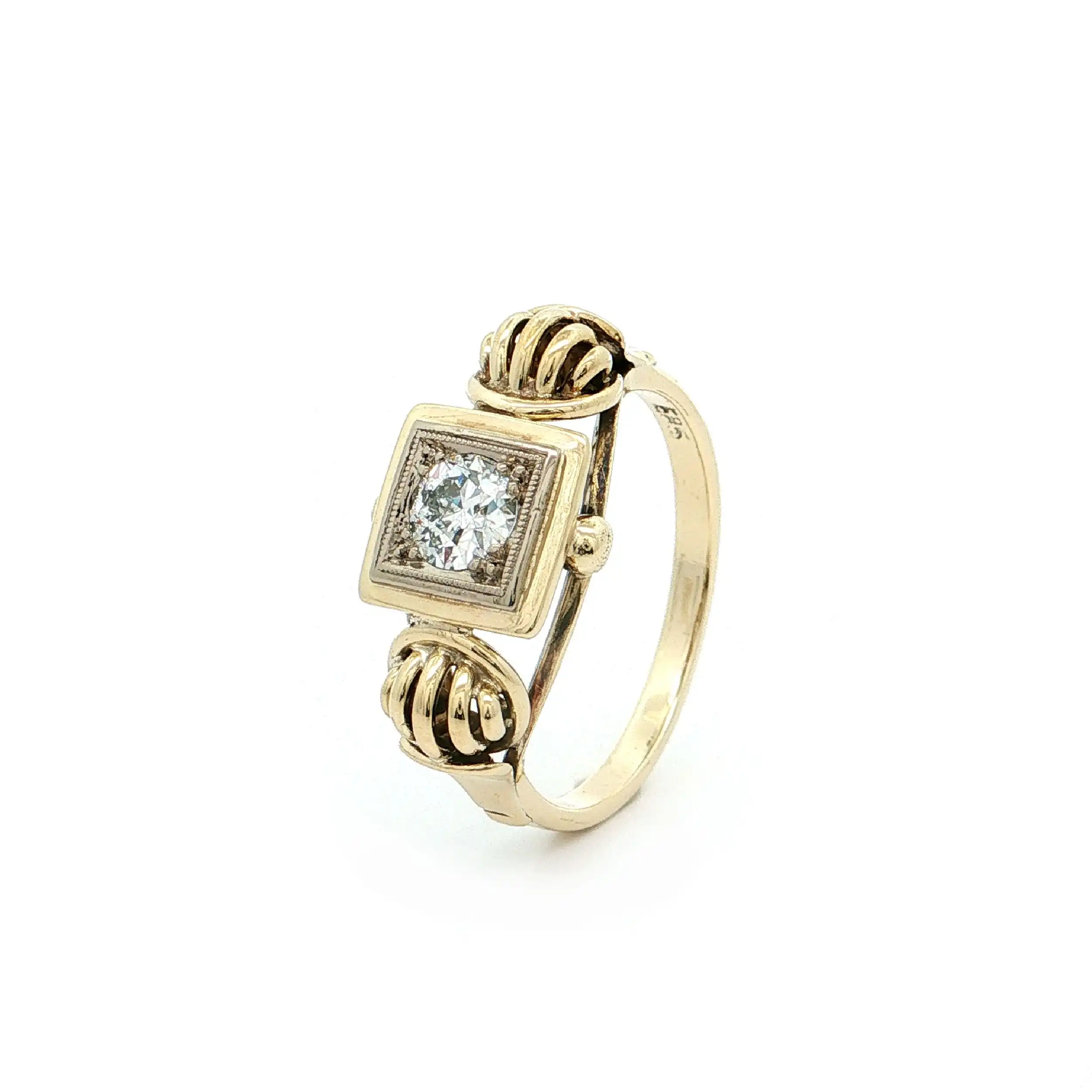 Ring Gelbgold mit Brillant