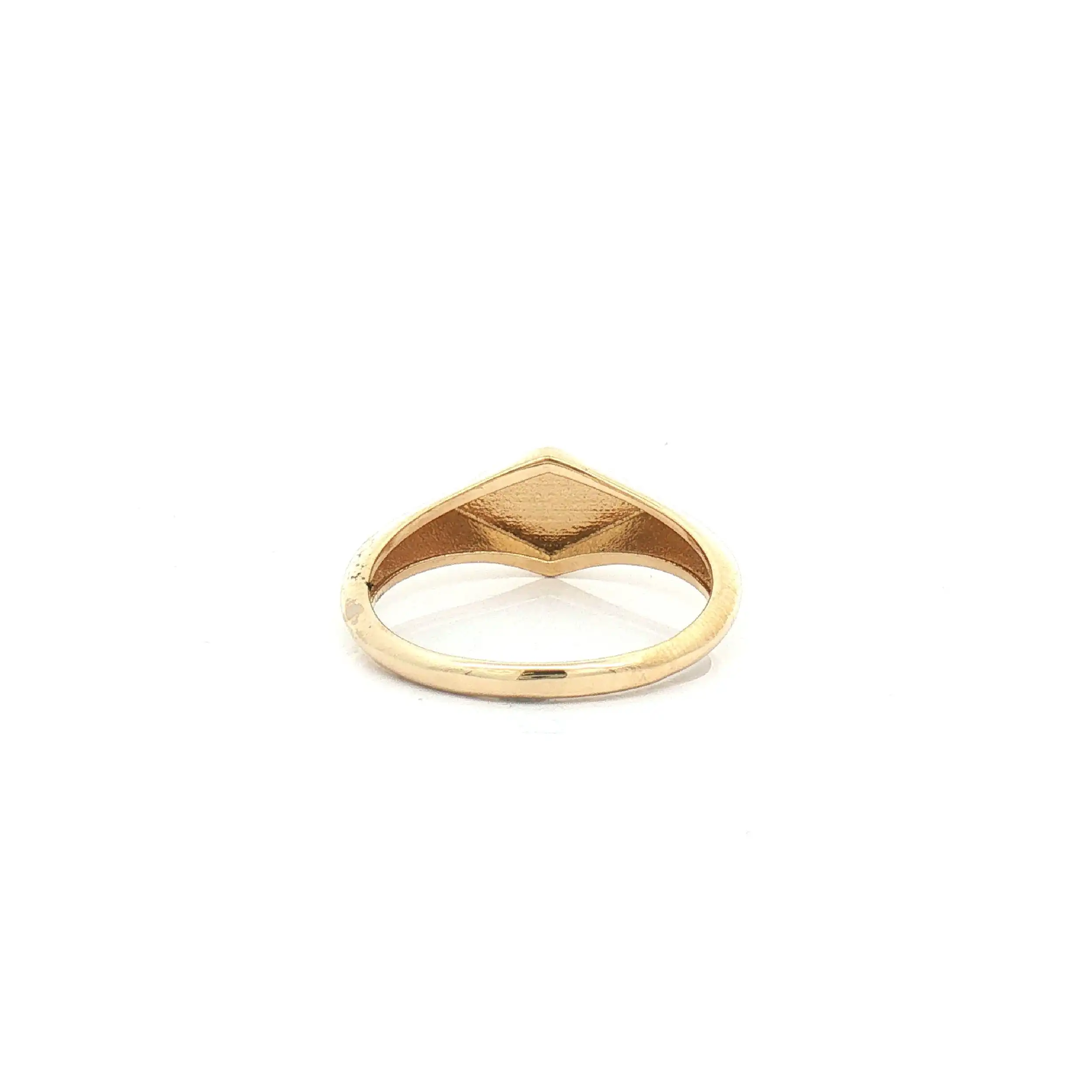 Ring Gelbgold mit Raute Muster Ring Gelbgold mit Raute Muster