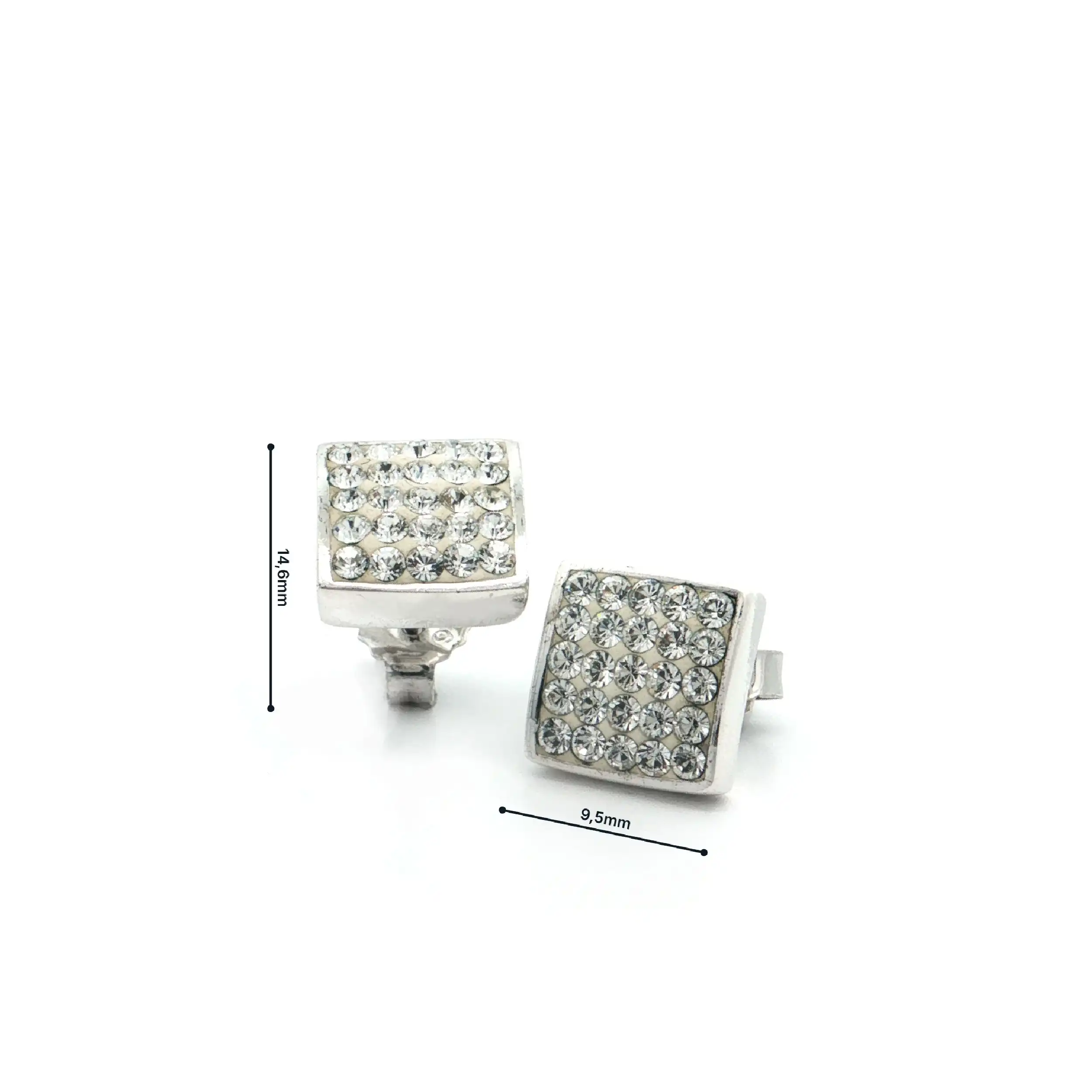 Silberohrstecker mit Zirkonia