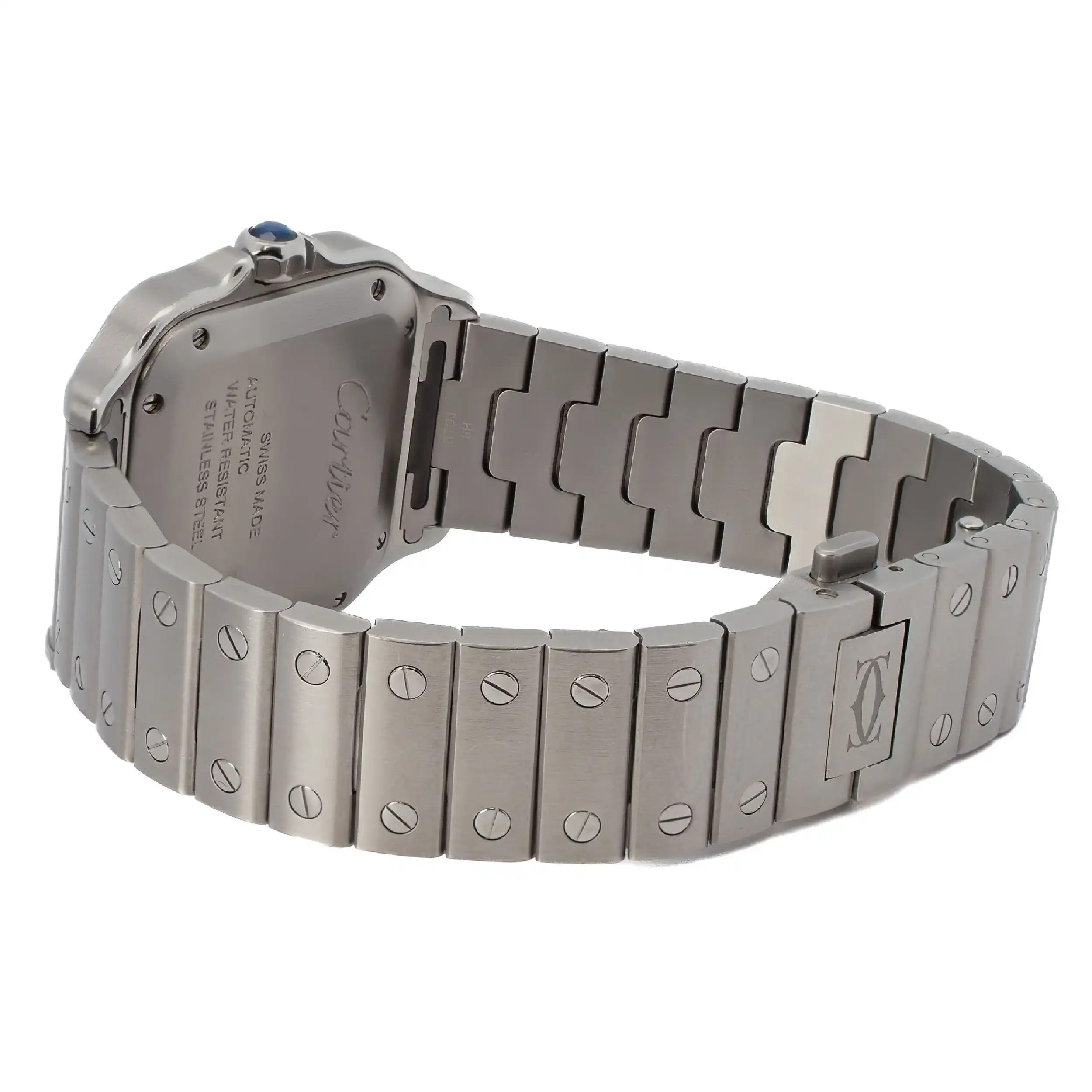 Herrenuhr Cartier Santos Medium Brillanten Herrenuhr Cartier Santos Medium Brillanten