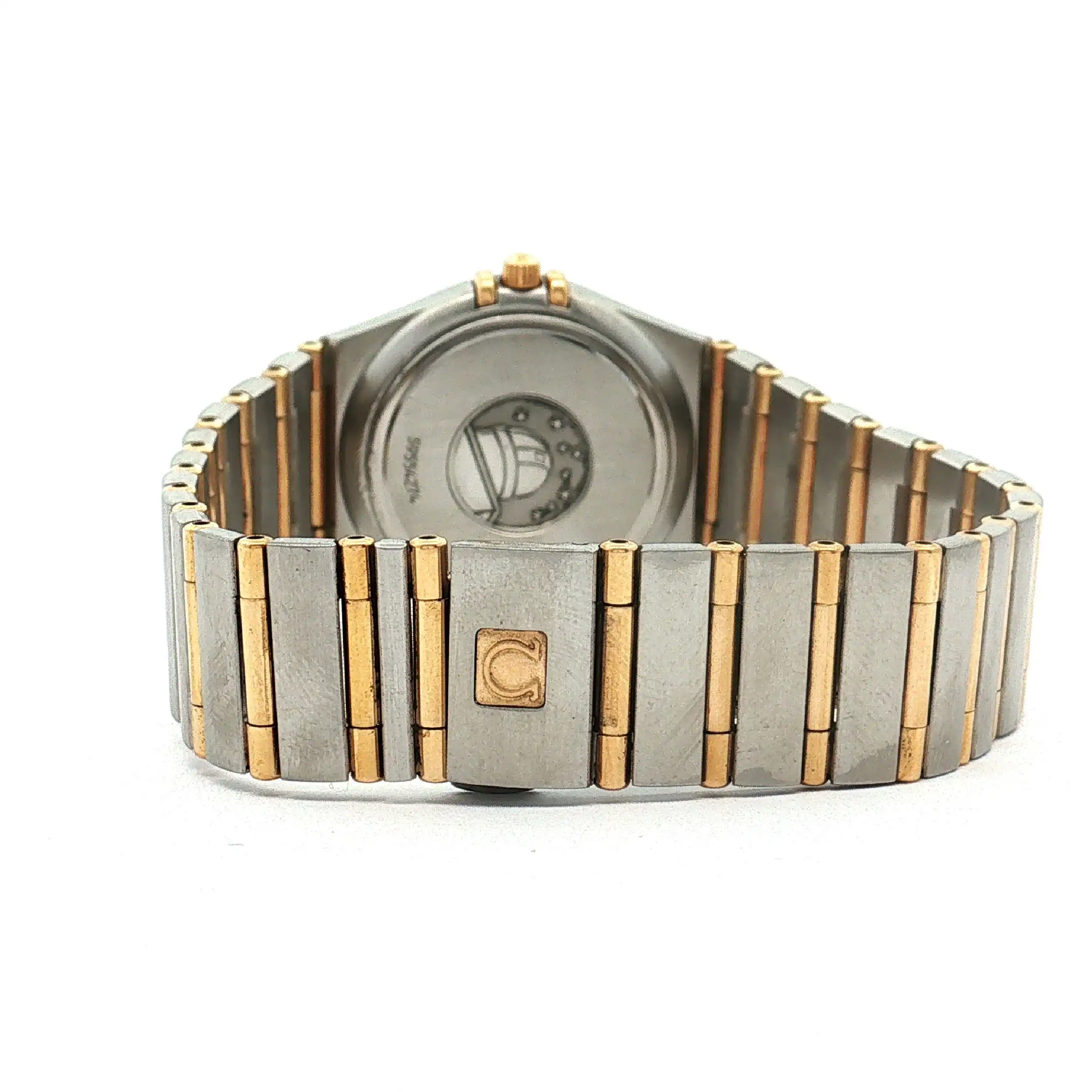 Damenuhr Omega Constellation Quarz Stahl/Gold