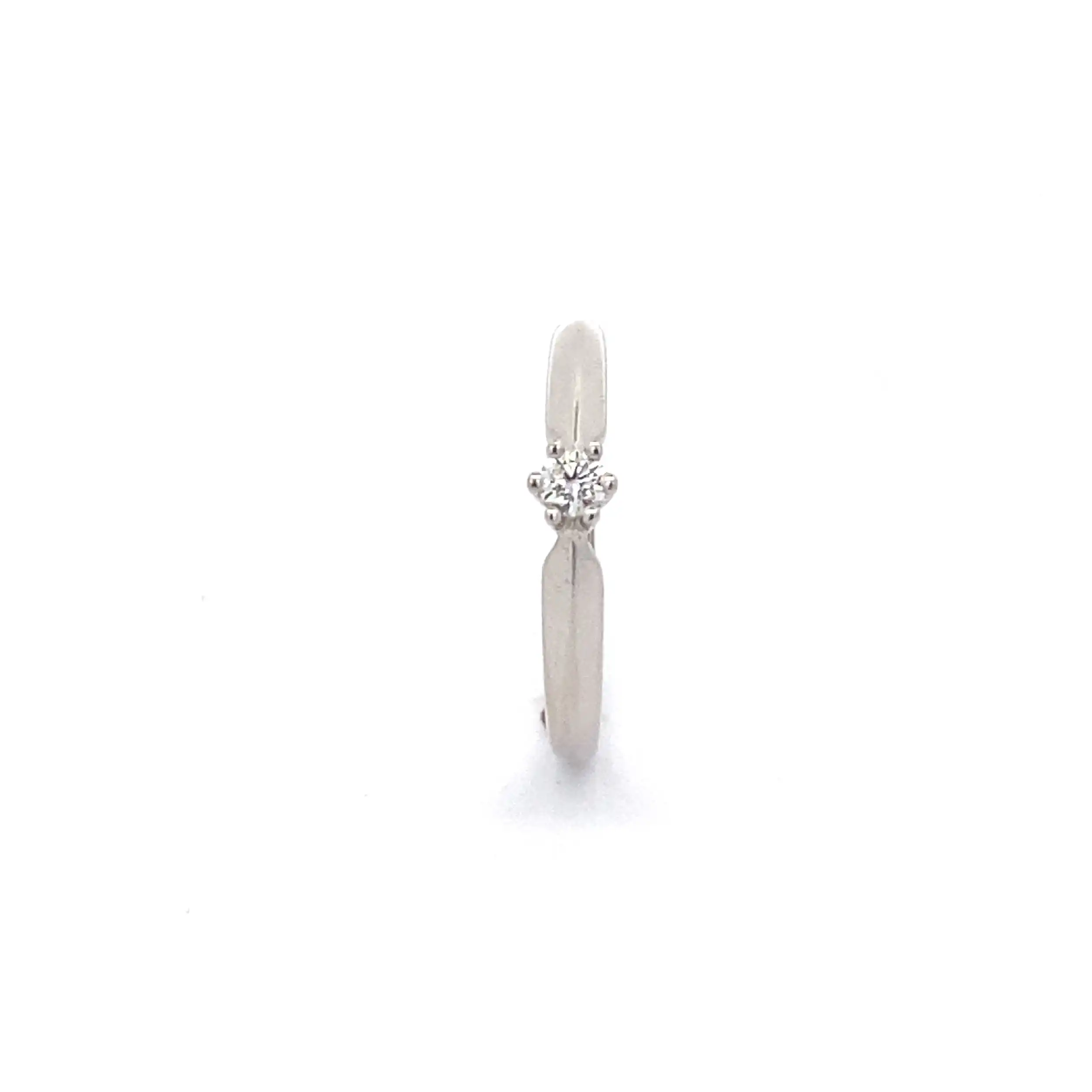 Ring Weißgold mit Brillant Ring Weißgold mit Brillant