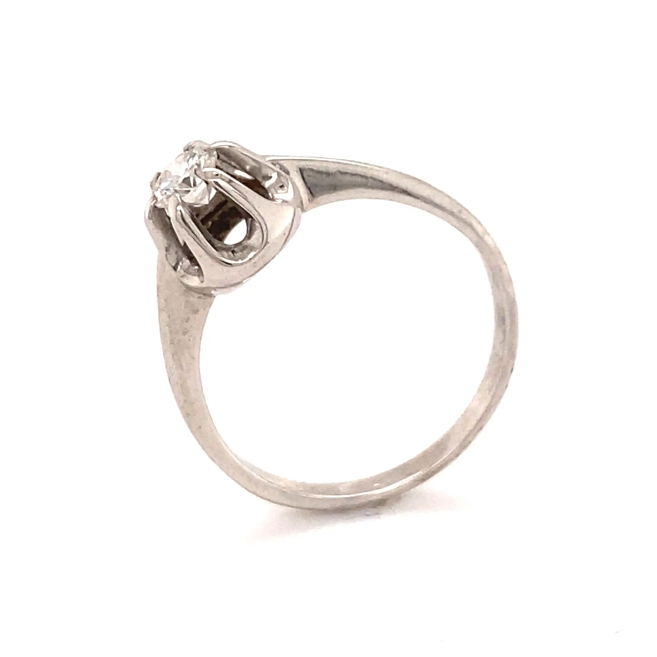 Ring Weißgold mit Solitär Brillant