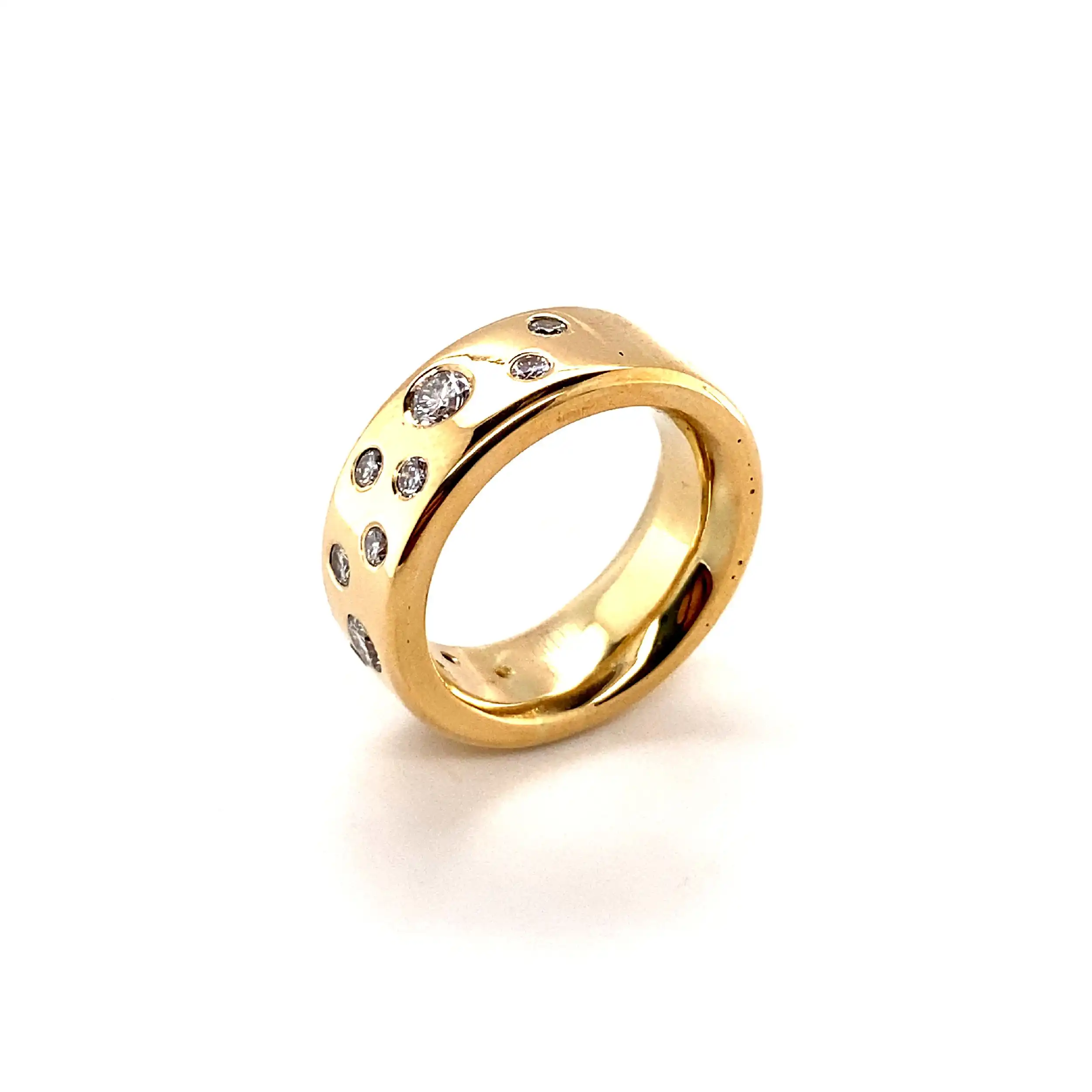 Ring Gelbgold mit Brillanten