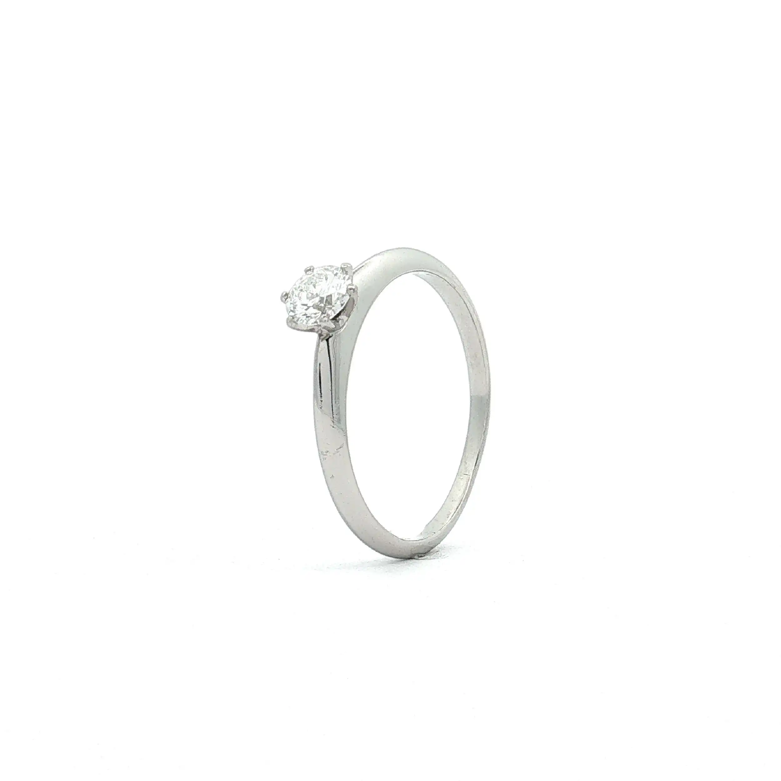 Ring Platin mit Solitär Brillant Ring Platin mit Solitär Brillant
