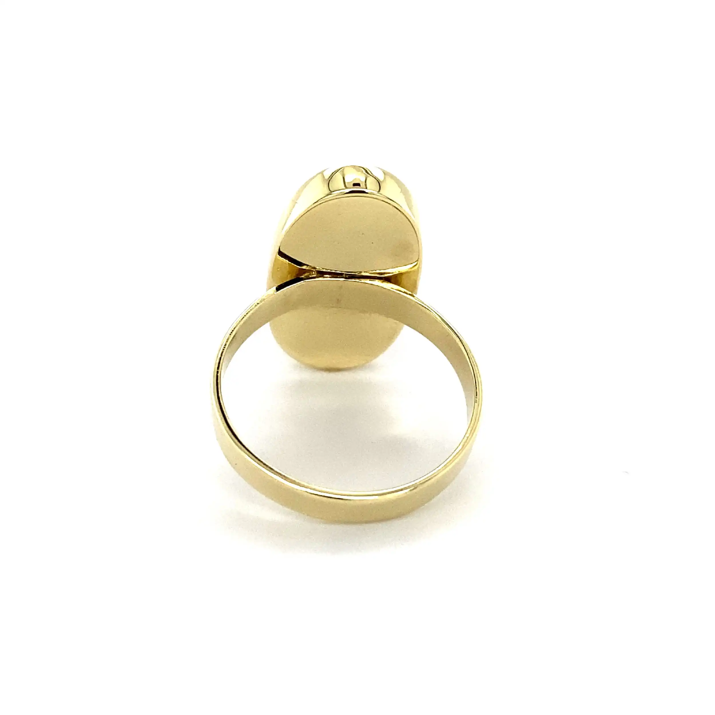 Ring Gelbgold mit braunem Goldfluss Ring Gelbgold mit braunem Goldfluss