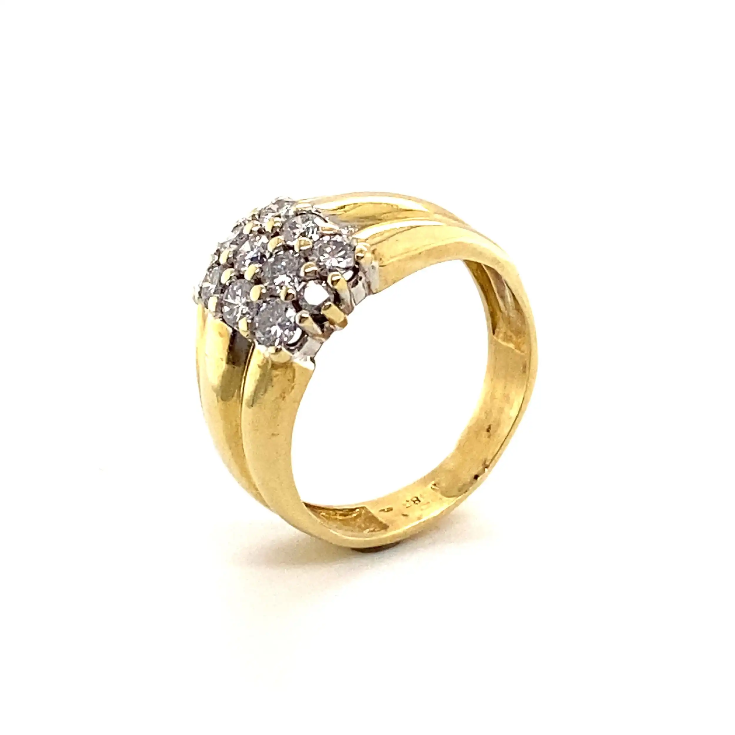 Ring Gelbgold mit Brillanten