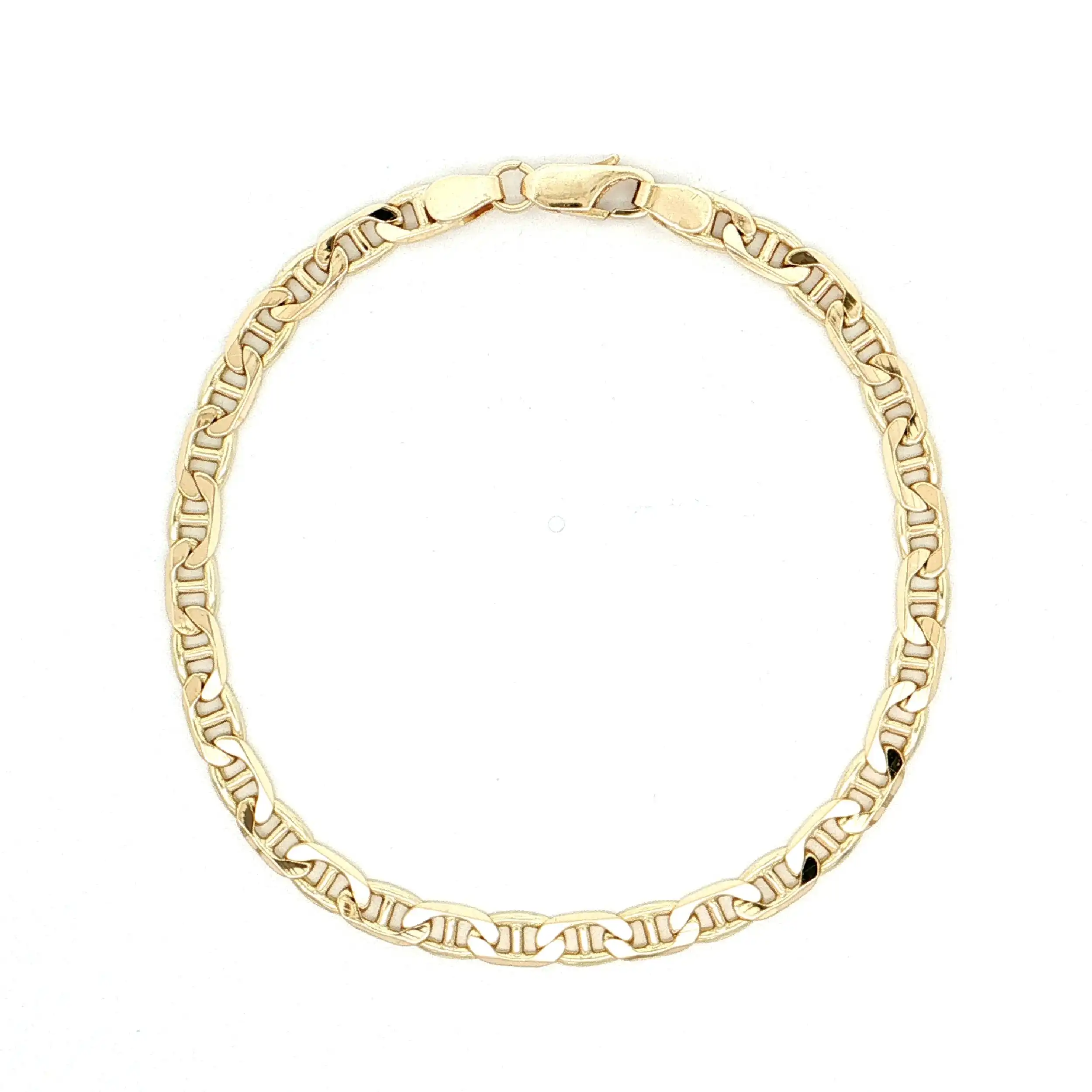 Stäbchen-Panzerarmband Gelbgold