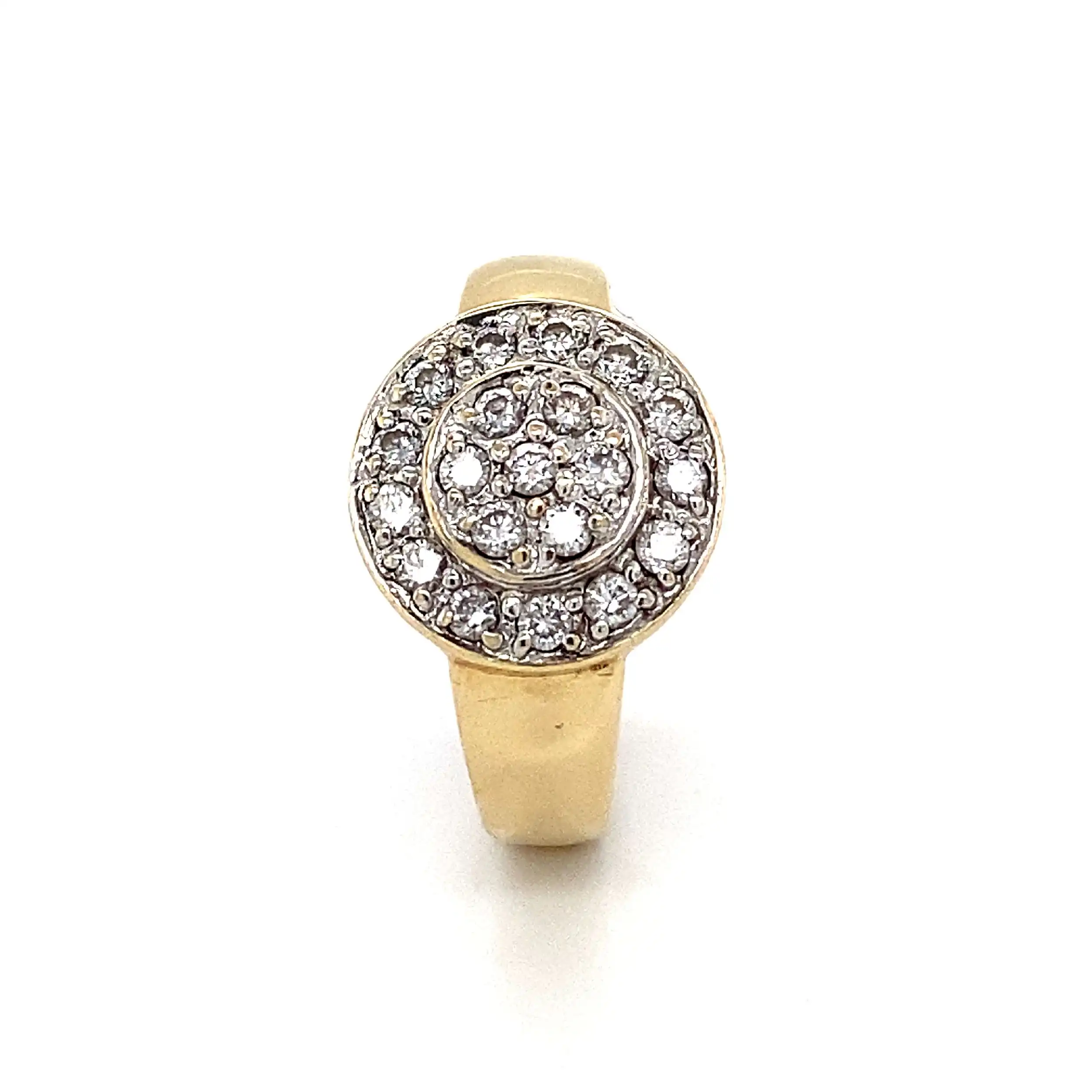 Ring Bicolor mit Brillanten Ring Bicolor mit Brillanten