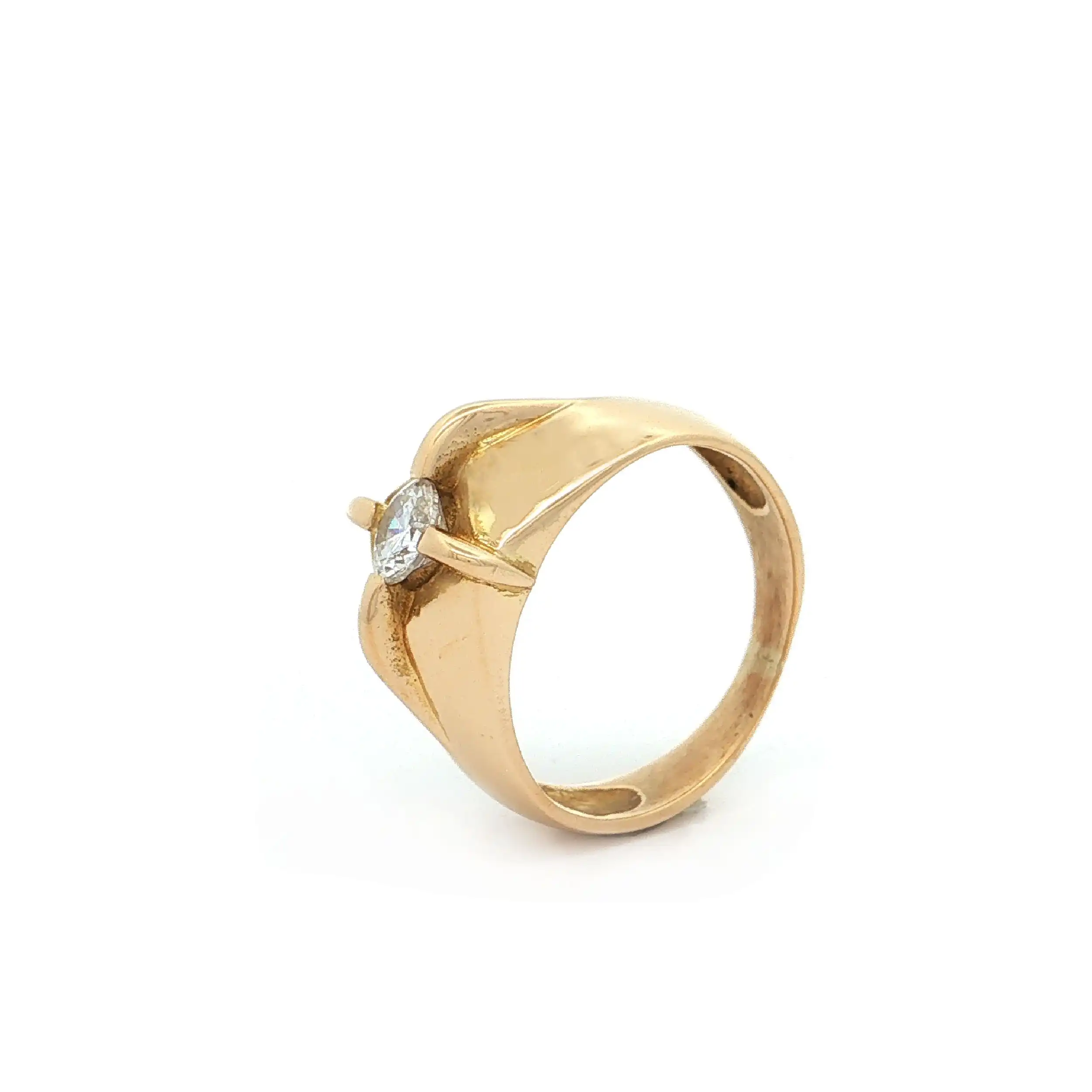 Ring Gelbgold mit Zirkonia
