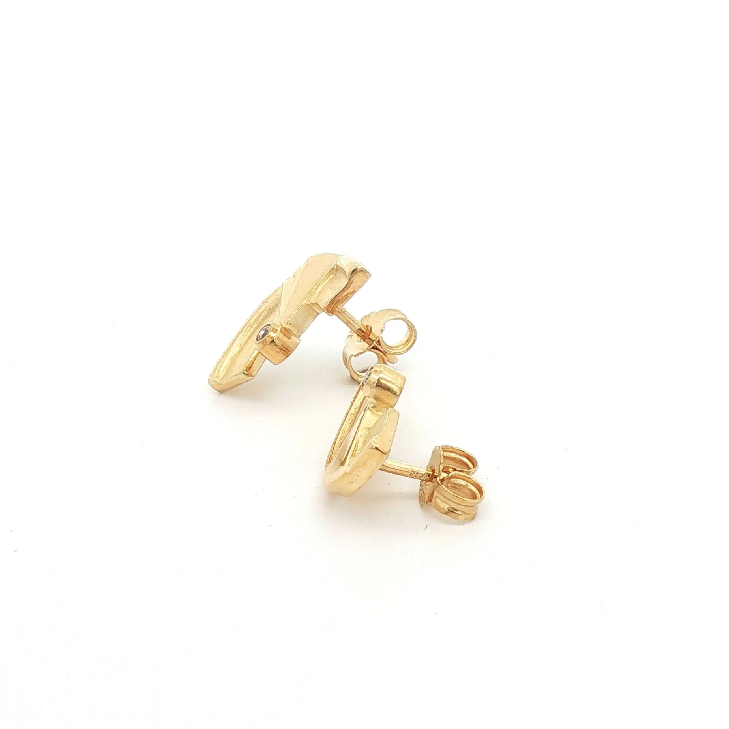 Ohrstecker Gelbgold mit Zirkonia Ohrstecker Gelbgold mit Zirkonia