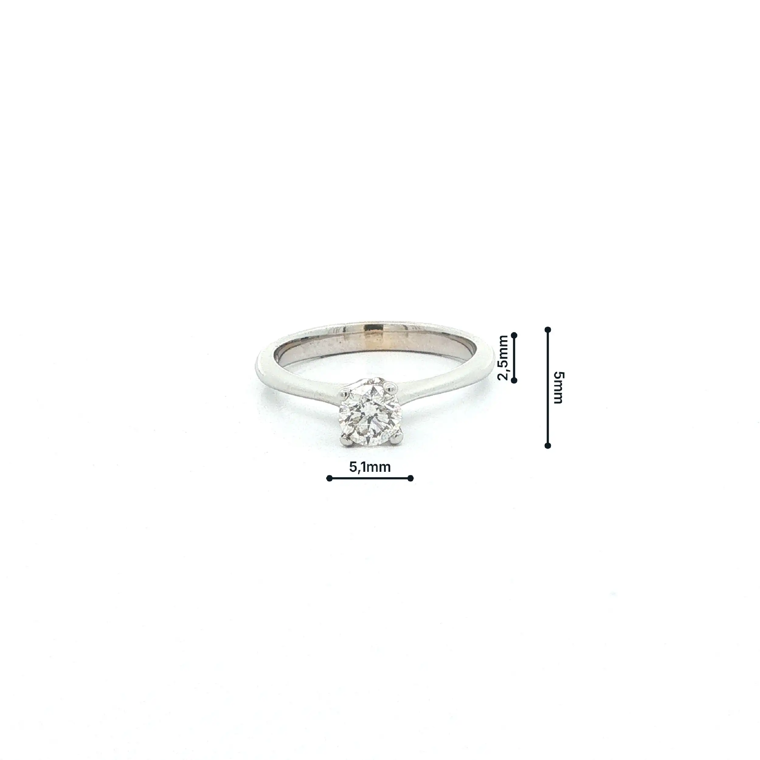 Ring Weißgold mit Brillant