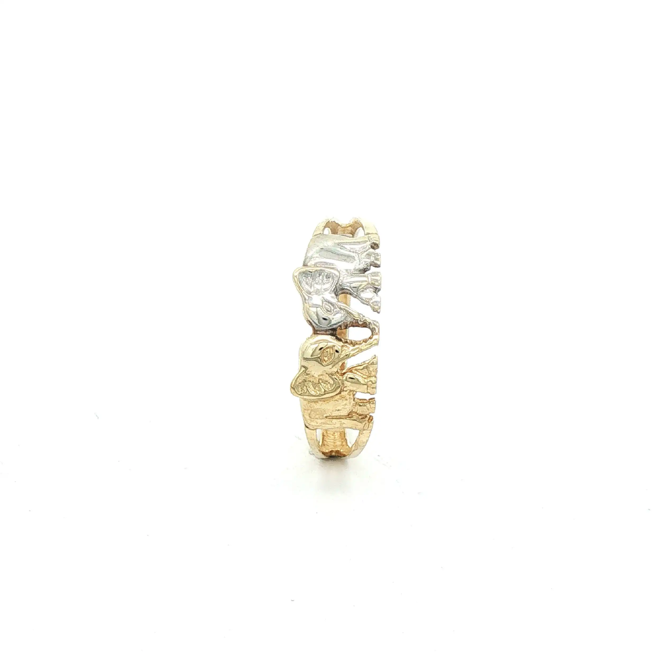 Ring Bicolor mit Elefanten