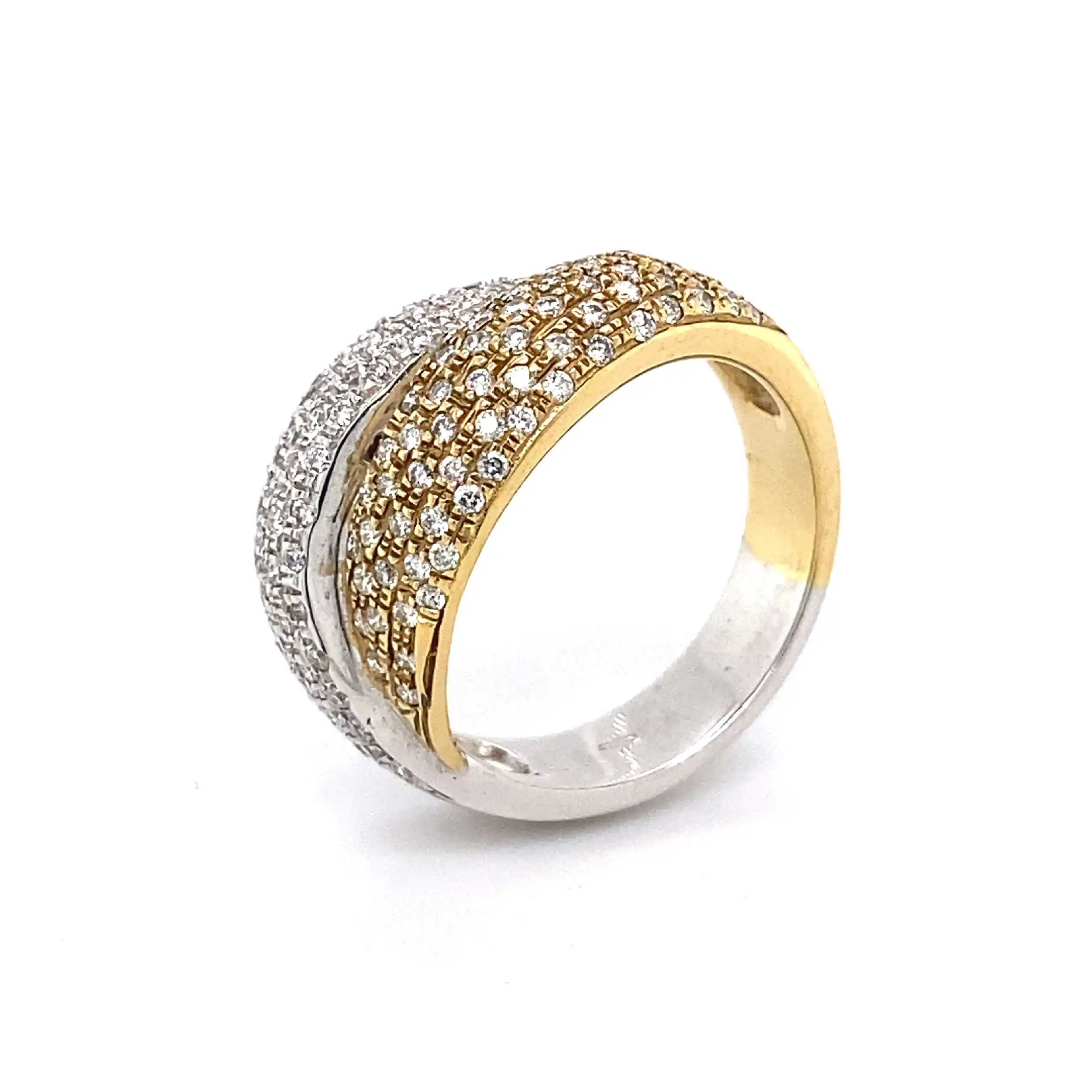Ring Bicolor mit Brillanten Ring Bicolor mit Brillanten