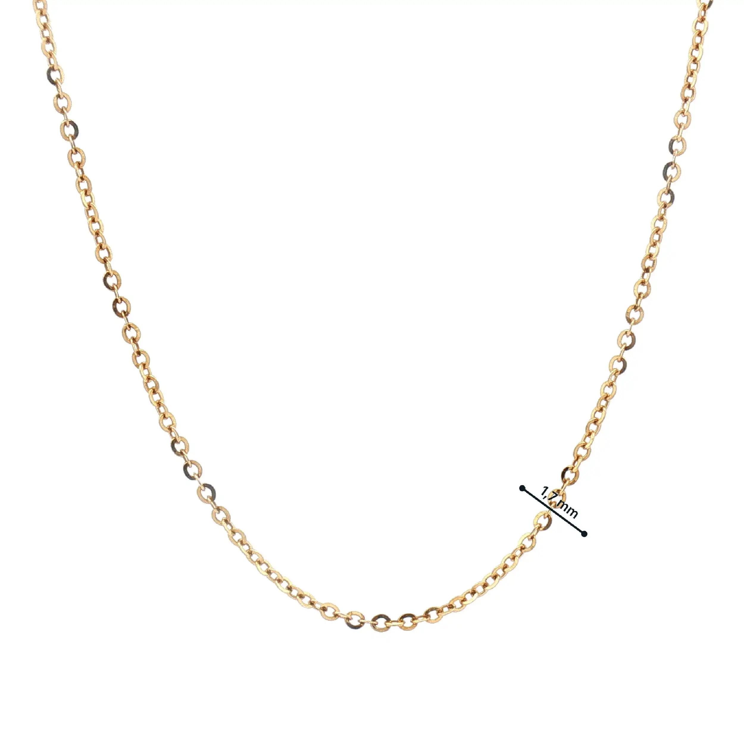 Rundankerkette Gelbgold Rundankerkette Gelbgold