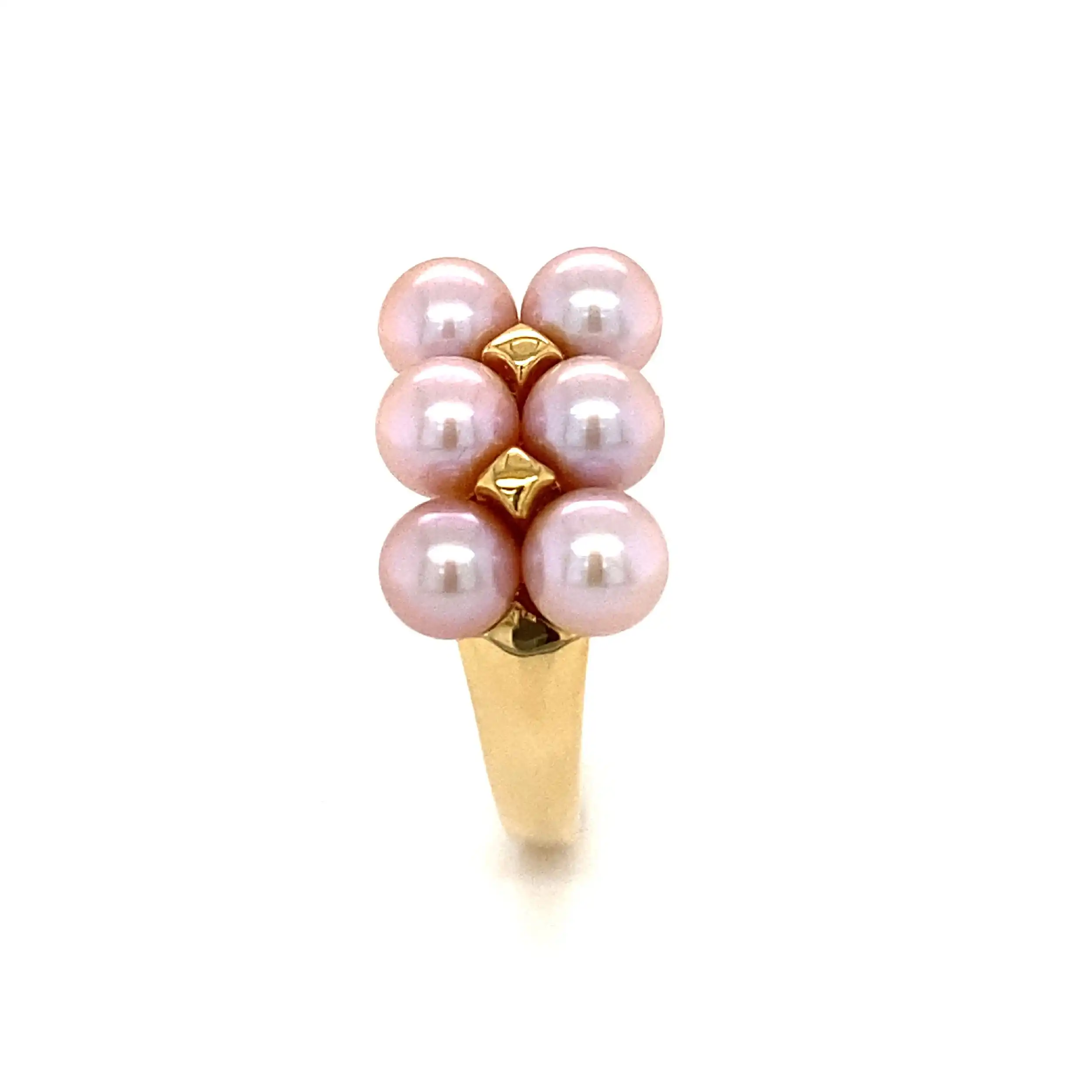 Ring Gelbgold mit Perlen Ring Gelbgold mit Perlen