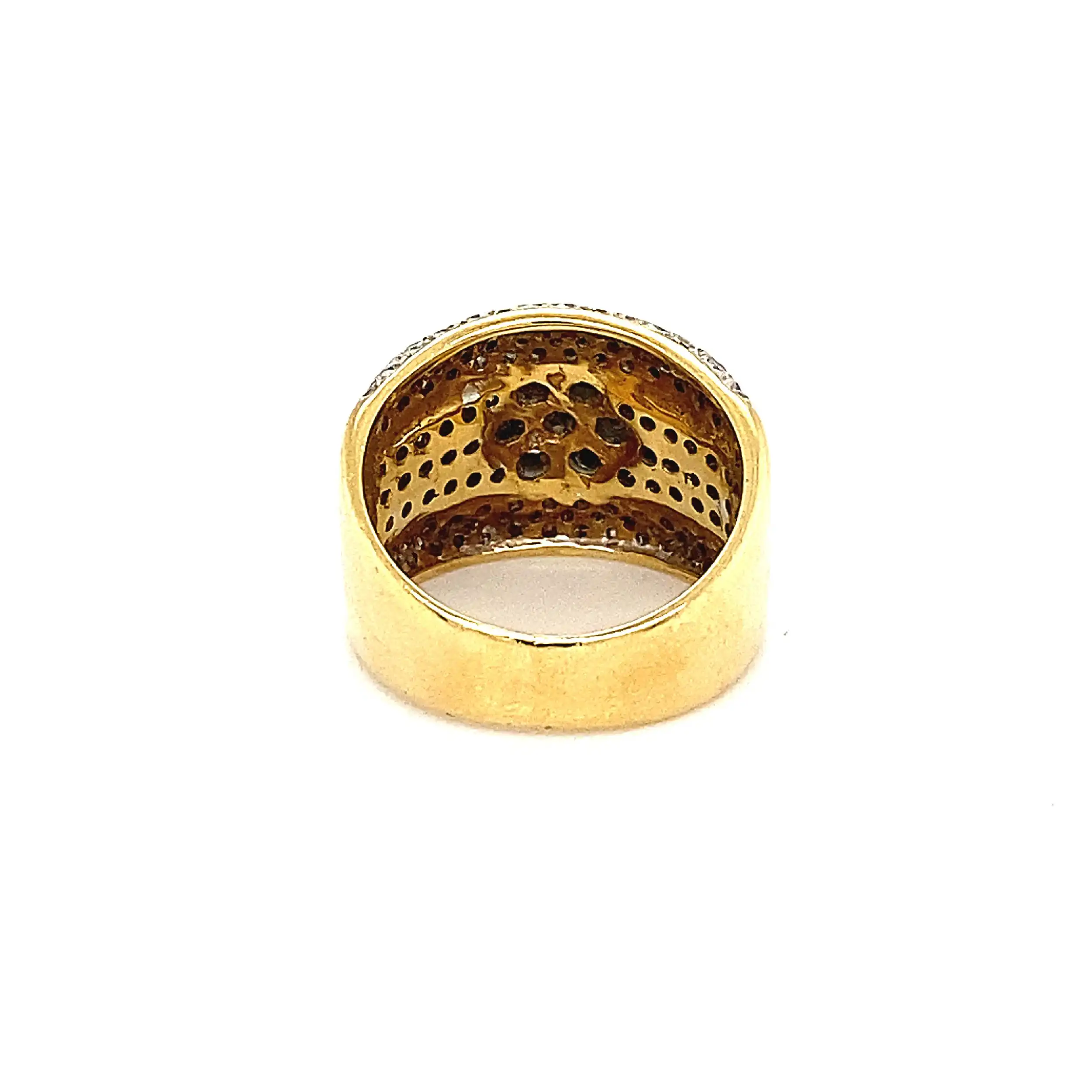 Ring Bicolor mit Brillanten in Pavéfassung Ring Bicolor mit Brillanten in Pavéfassung