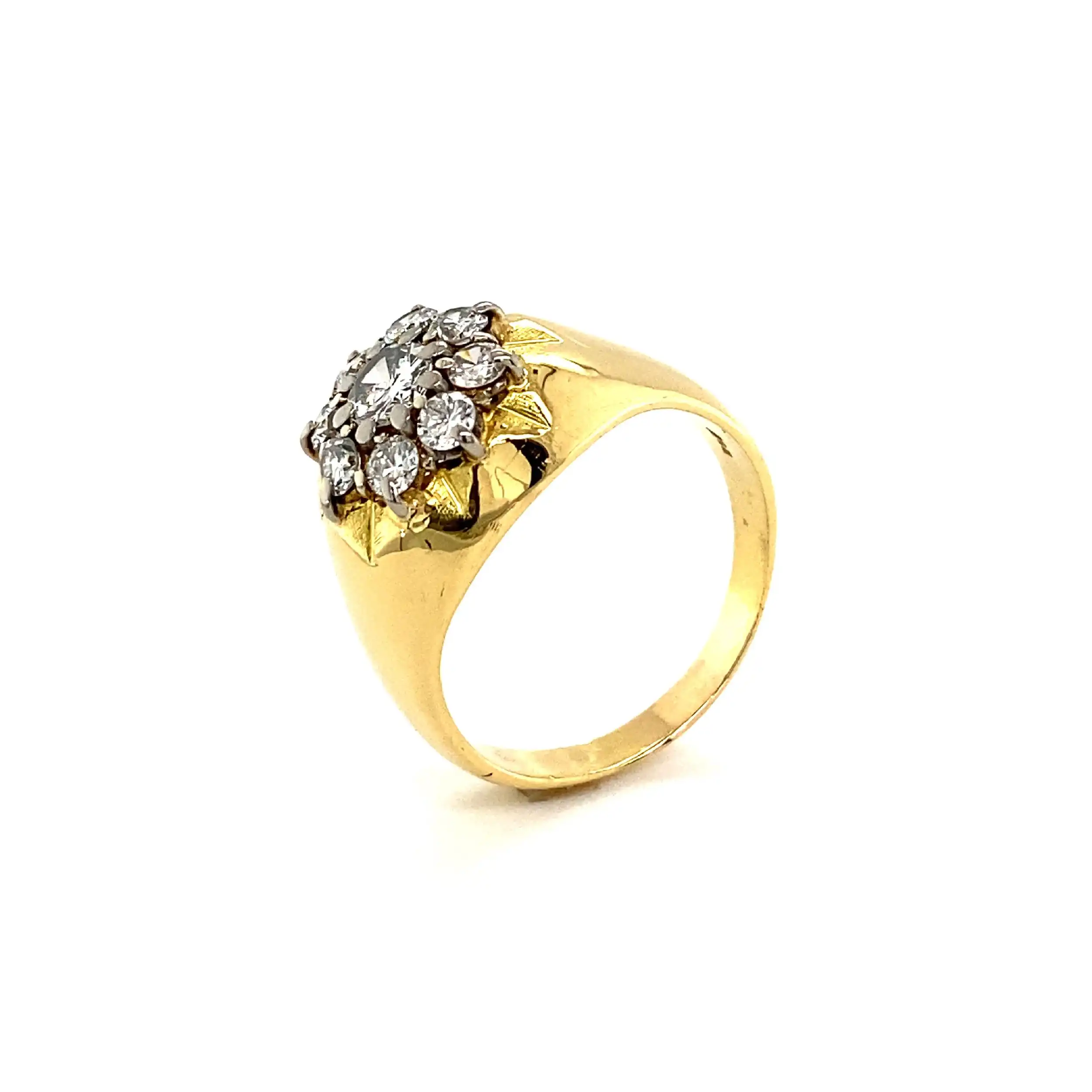 Ring Gelbgold mit Brillanten Ring Gelbgold mit Brillanten