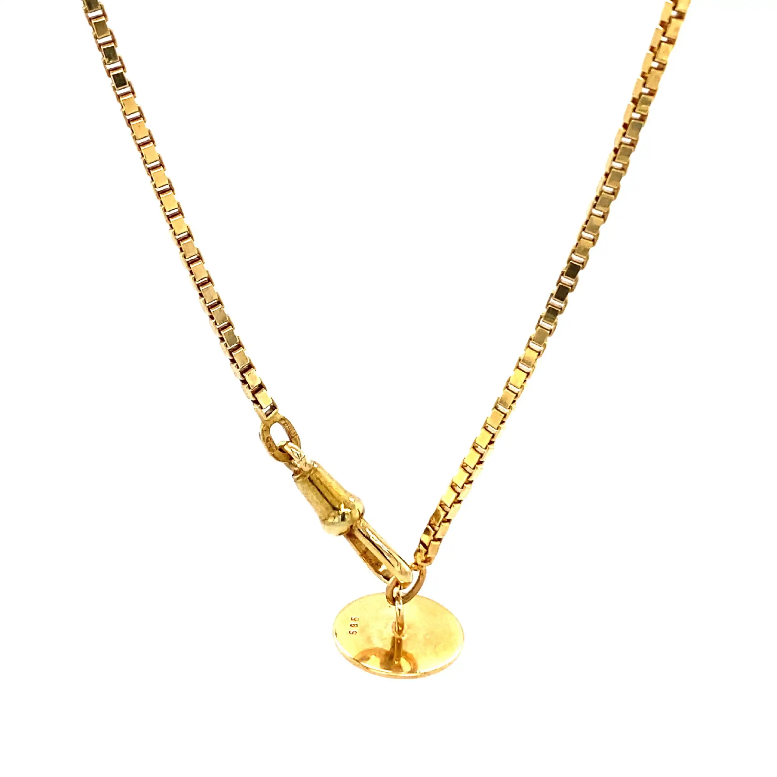 Taschenuhrkette Gelbgold