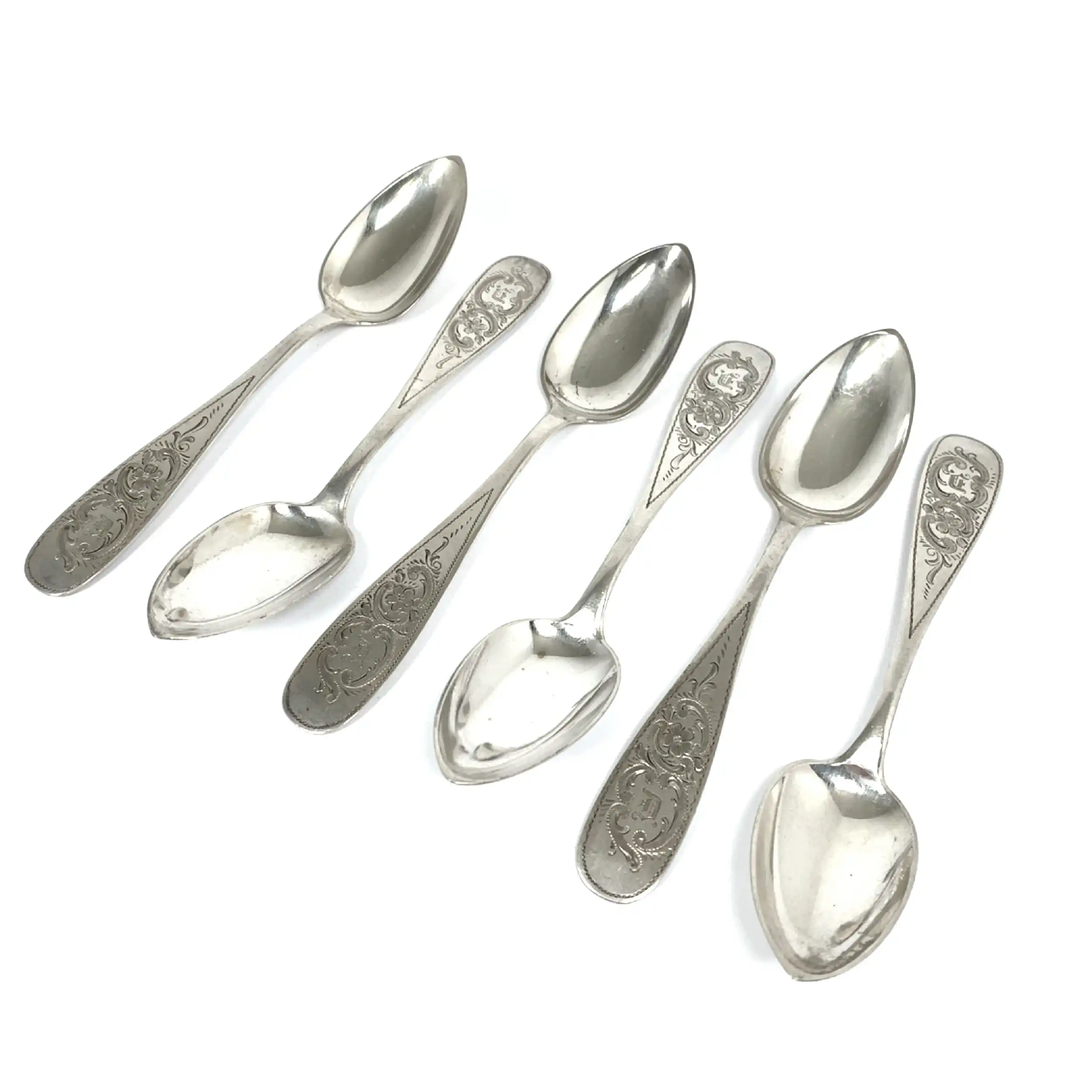 6 Teelöffel Silber