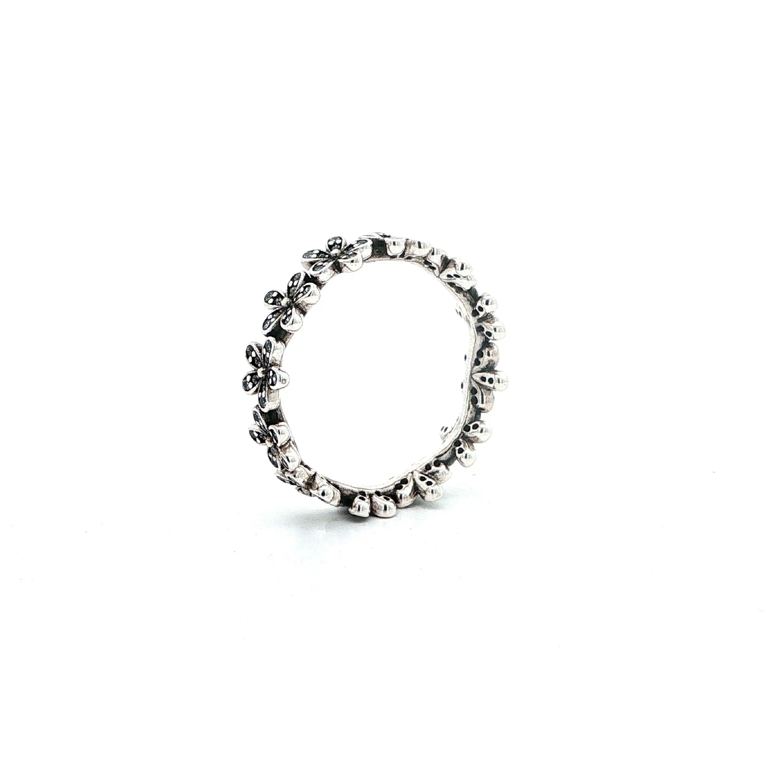 Silberring Pandora Gänseblümchen mit Zirkonia