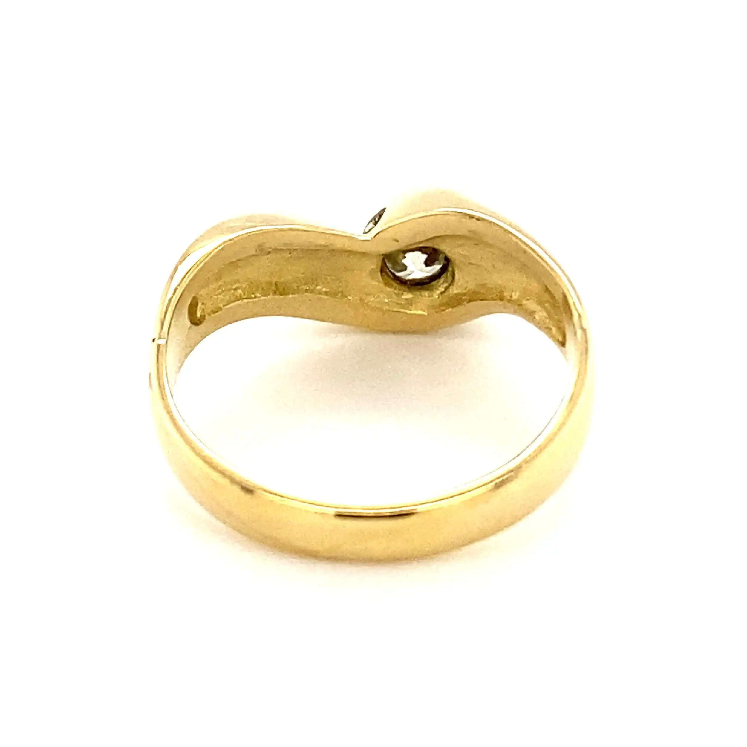 Ring Gelbgold mit Brillant Ring Gelbgold mit Brillant