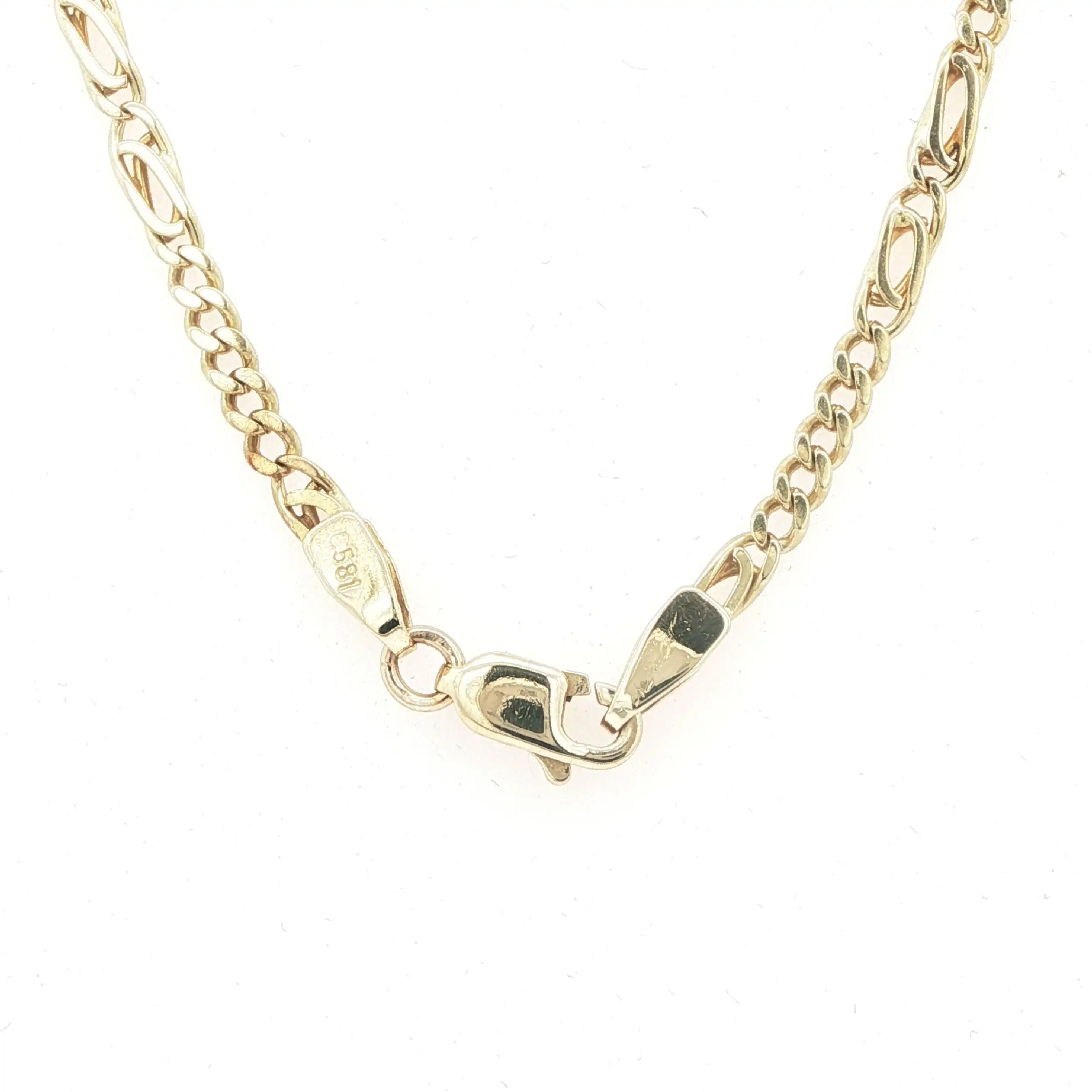 Figaro-Ankerkette Gelbgold
