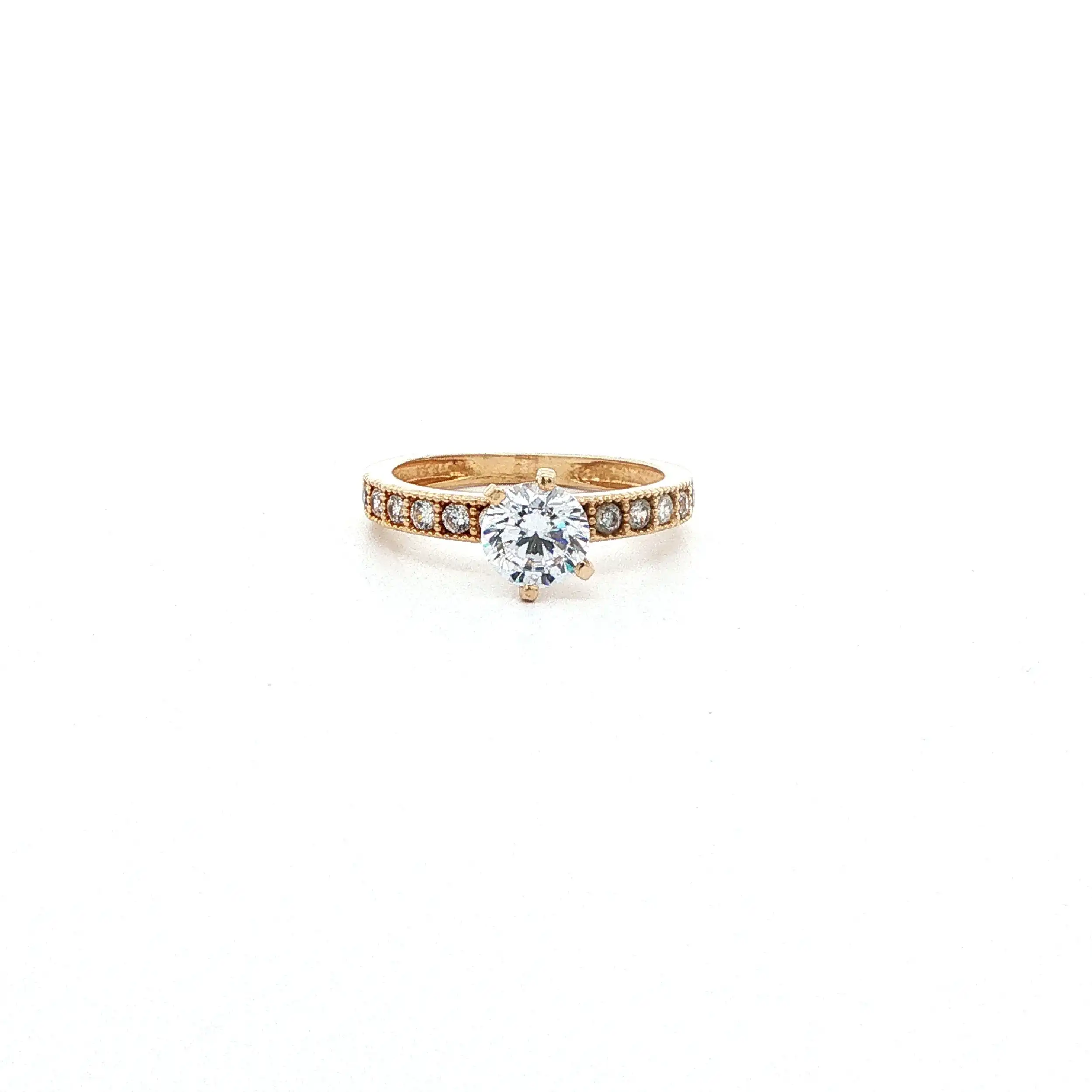 Ring Gelbgold mit Zirkonia Ring Gelbgold mit Zirkonia