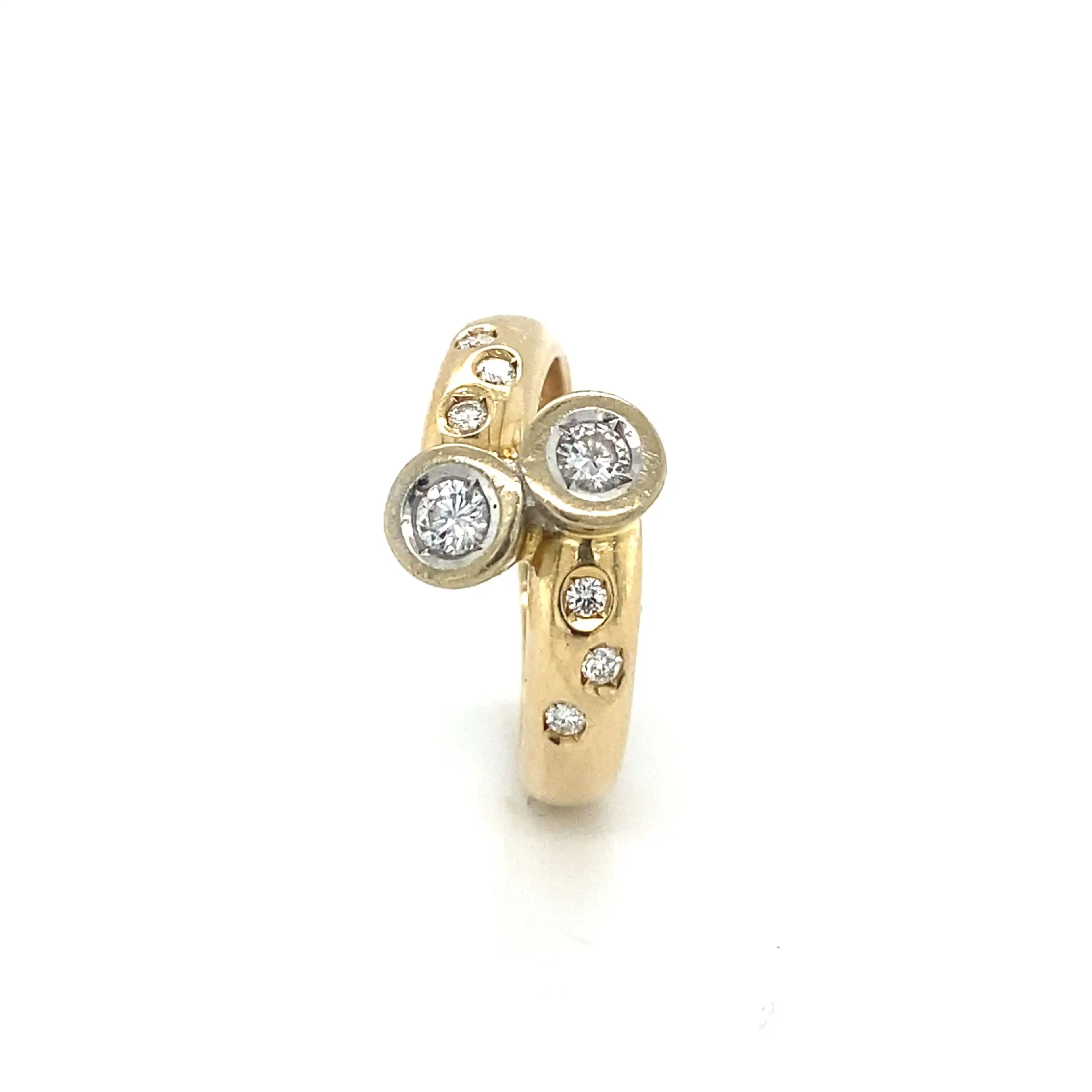 Ring Gelbgold mit Brillanten