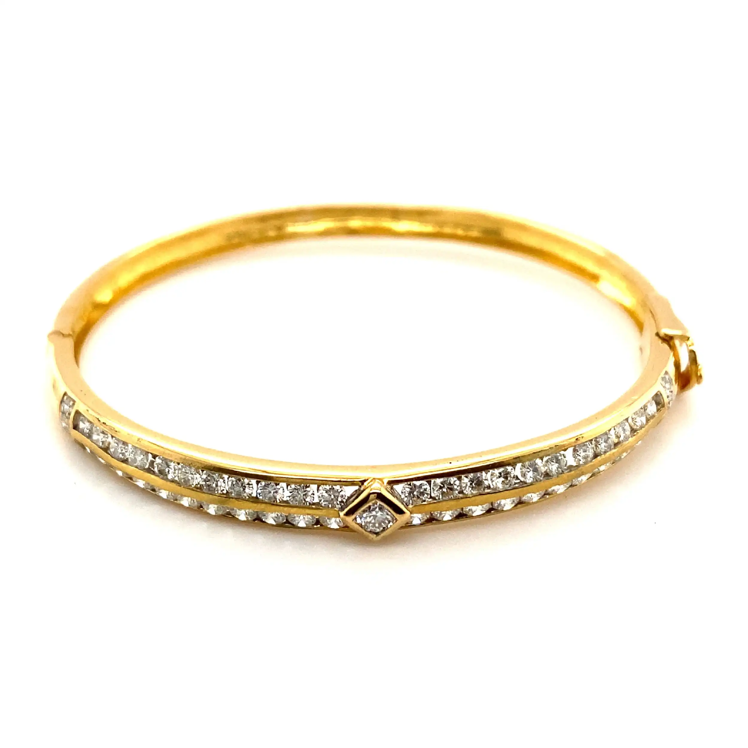 Armreif Gelbgold mit Brillanten