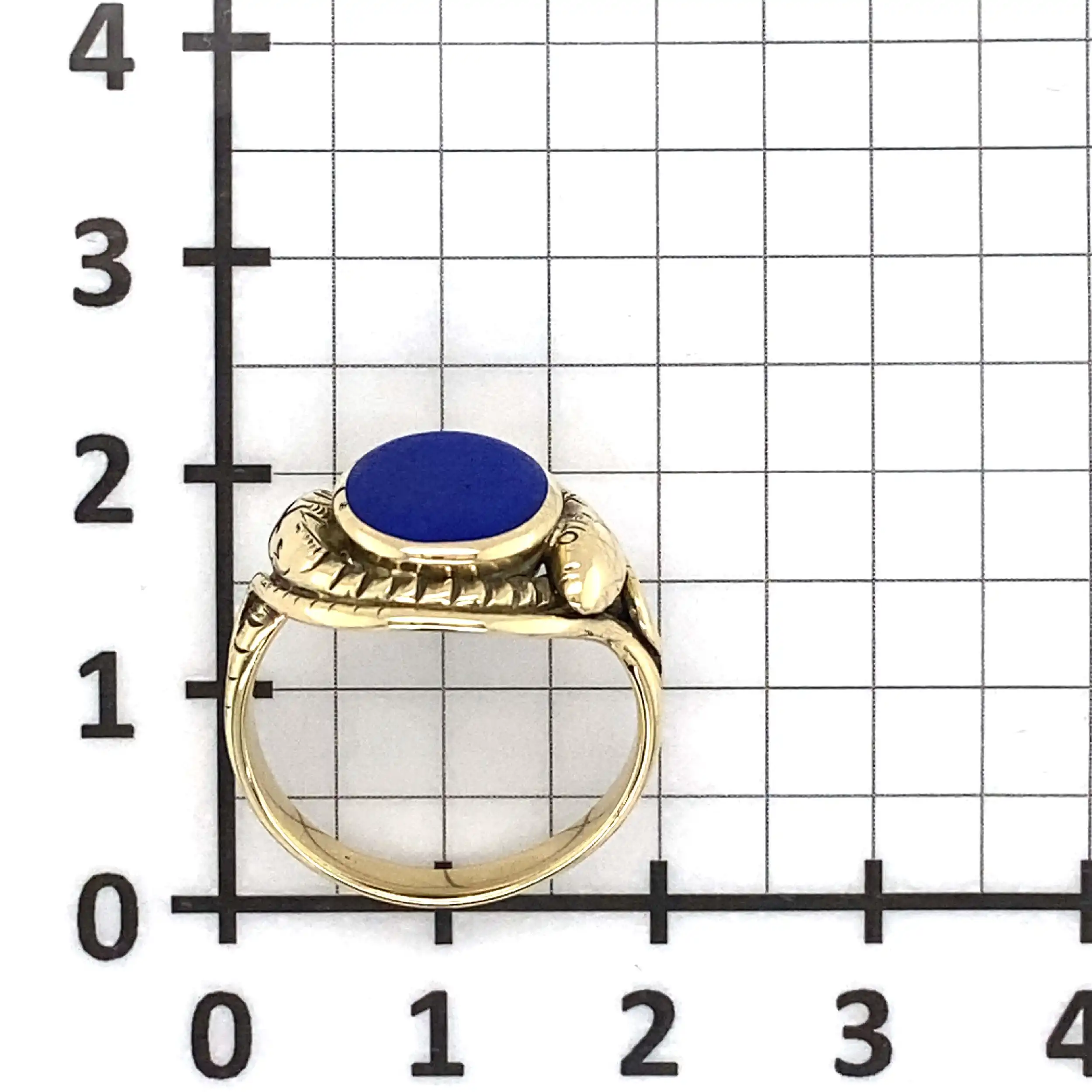 Ring Gelbgold mit Lapislazuli Ring Gelbgold mit Lapislazuli
