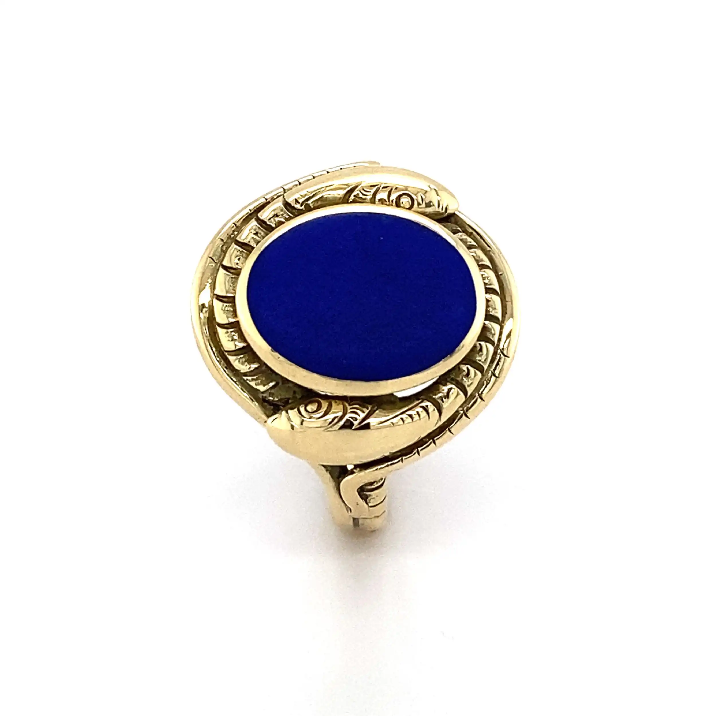 Ring Gelbgold mit Lapislazuli Ring Gelbgold mit Lapislazuli