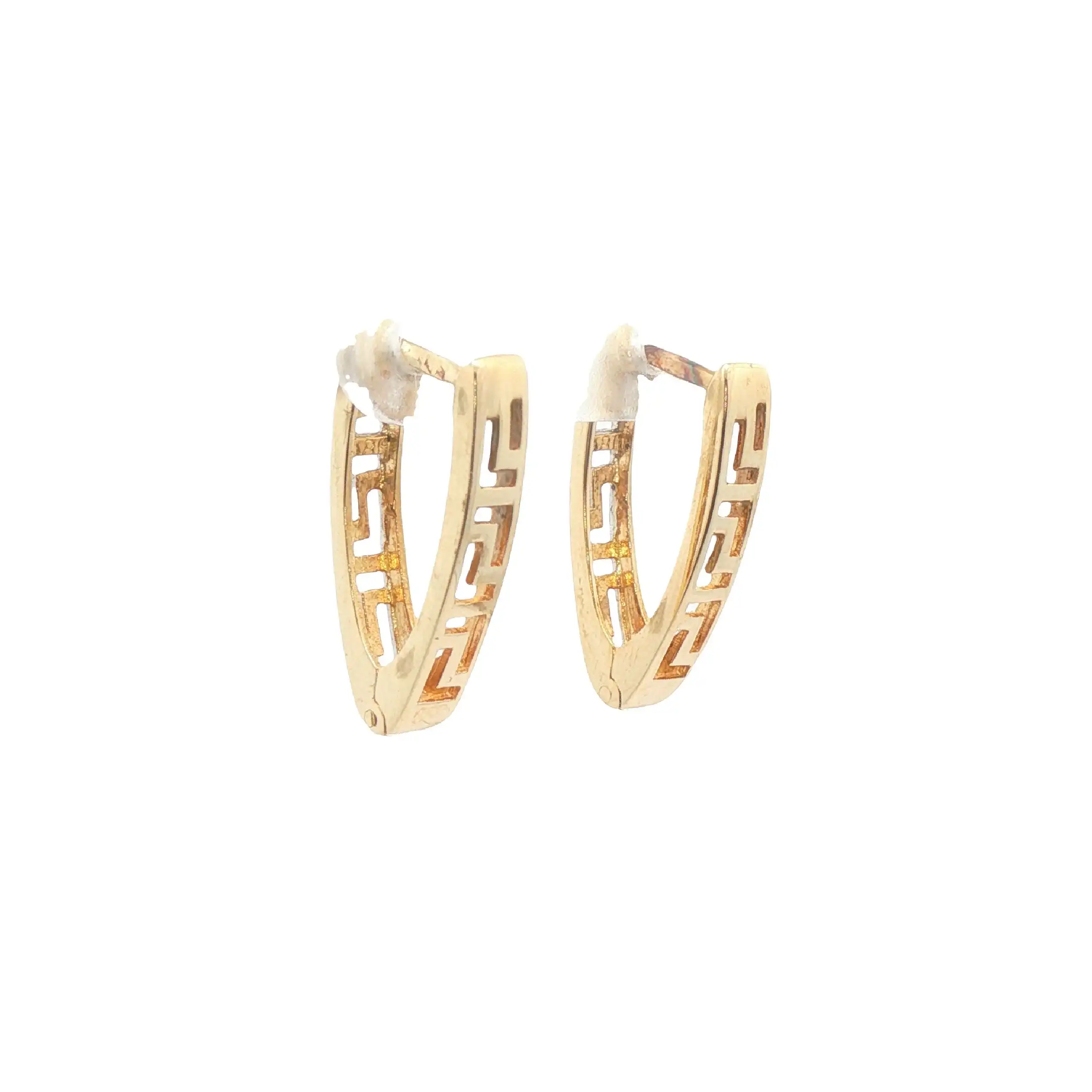 Ohrstecker Gelbgold mit Muster Ohrstecker Gelbgold mit Muster