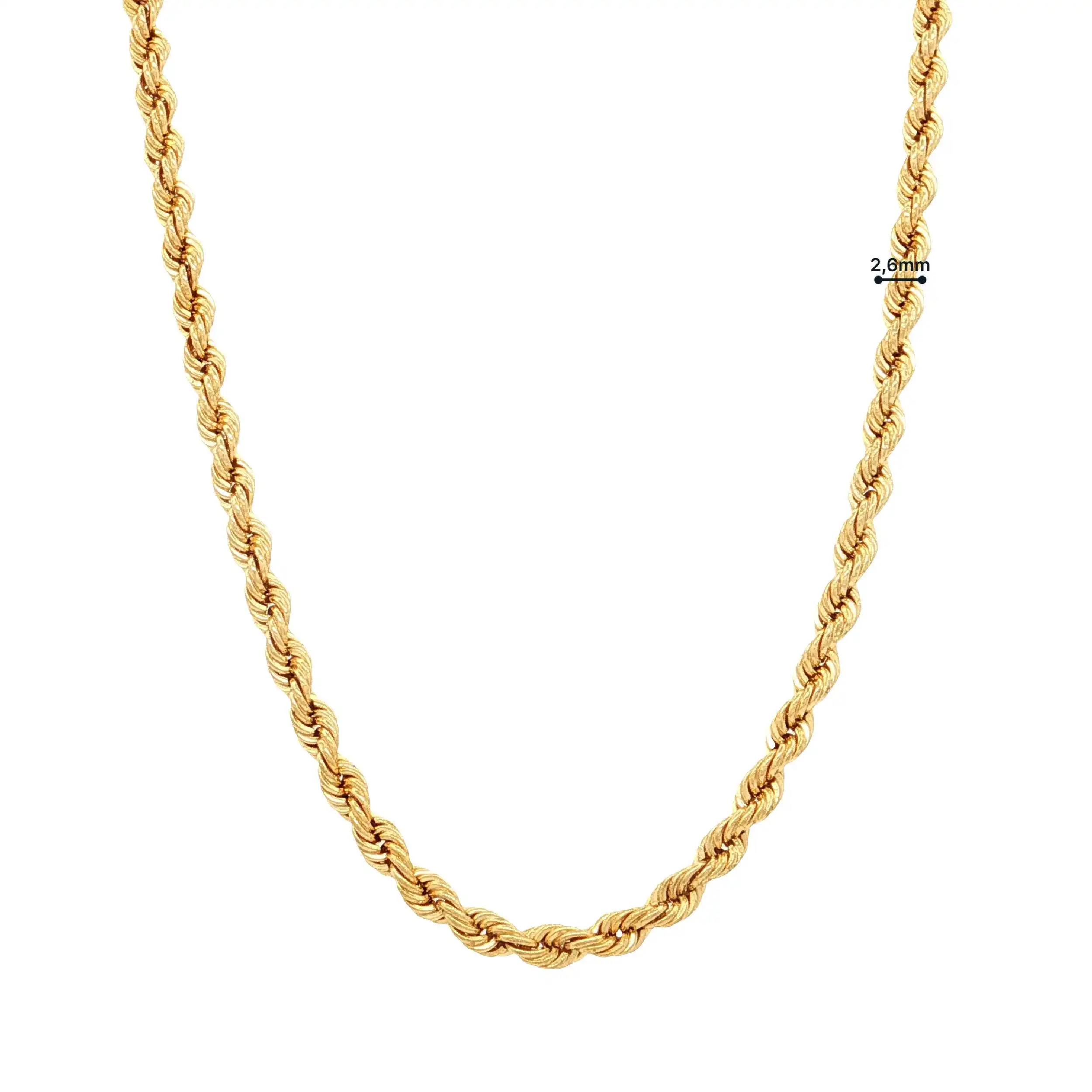 Kordelkette Gelbgold Kordelkette Gelbgold