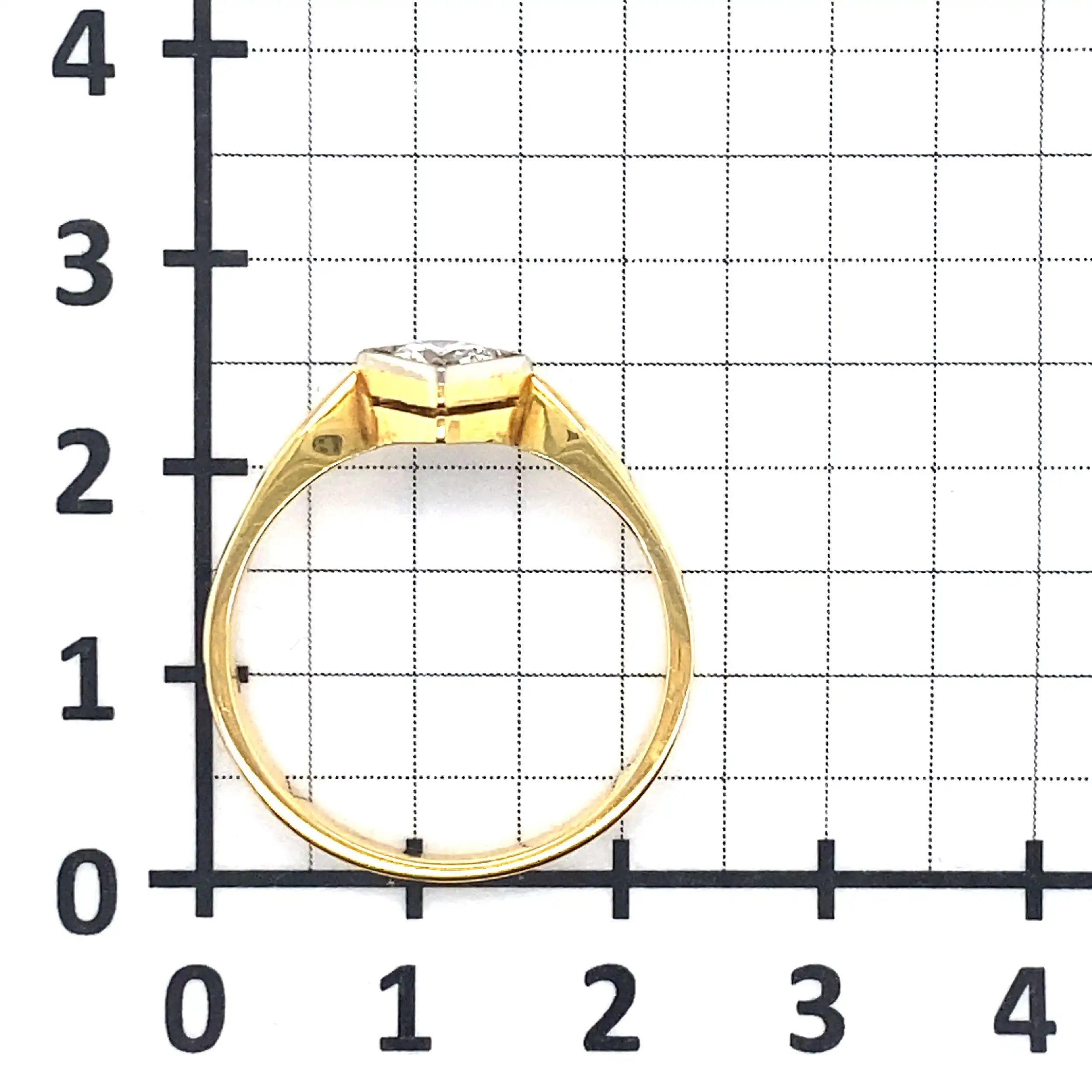 Solitärring Gelbgold mit Brillant Solitärring Gelbgold mit Brillant