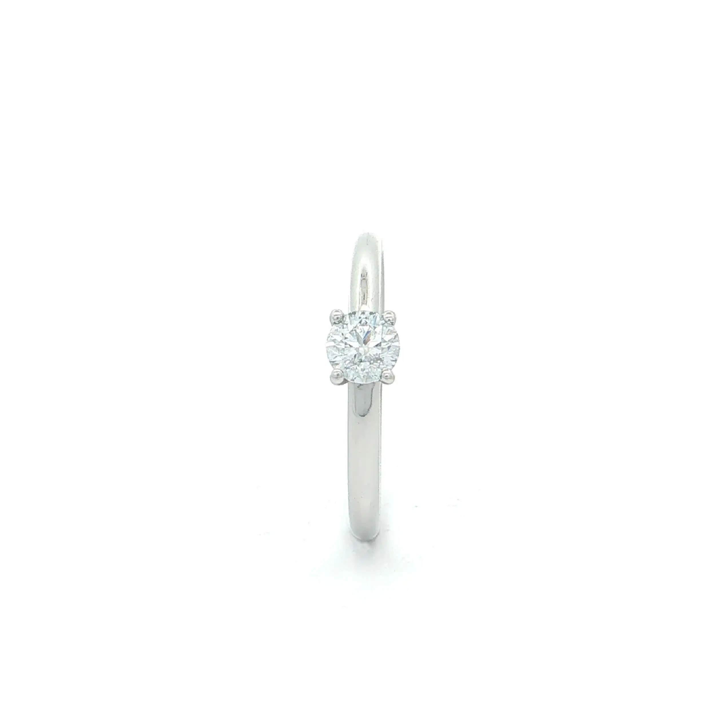 Ring Weißgold mit Brillant Ring Weißgold mit Brillant