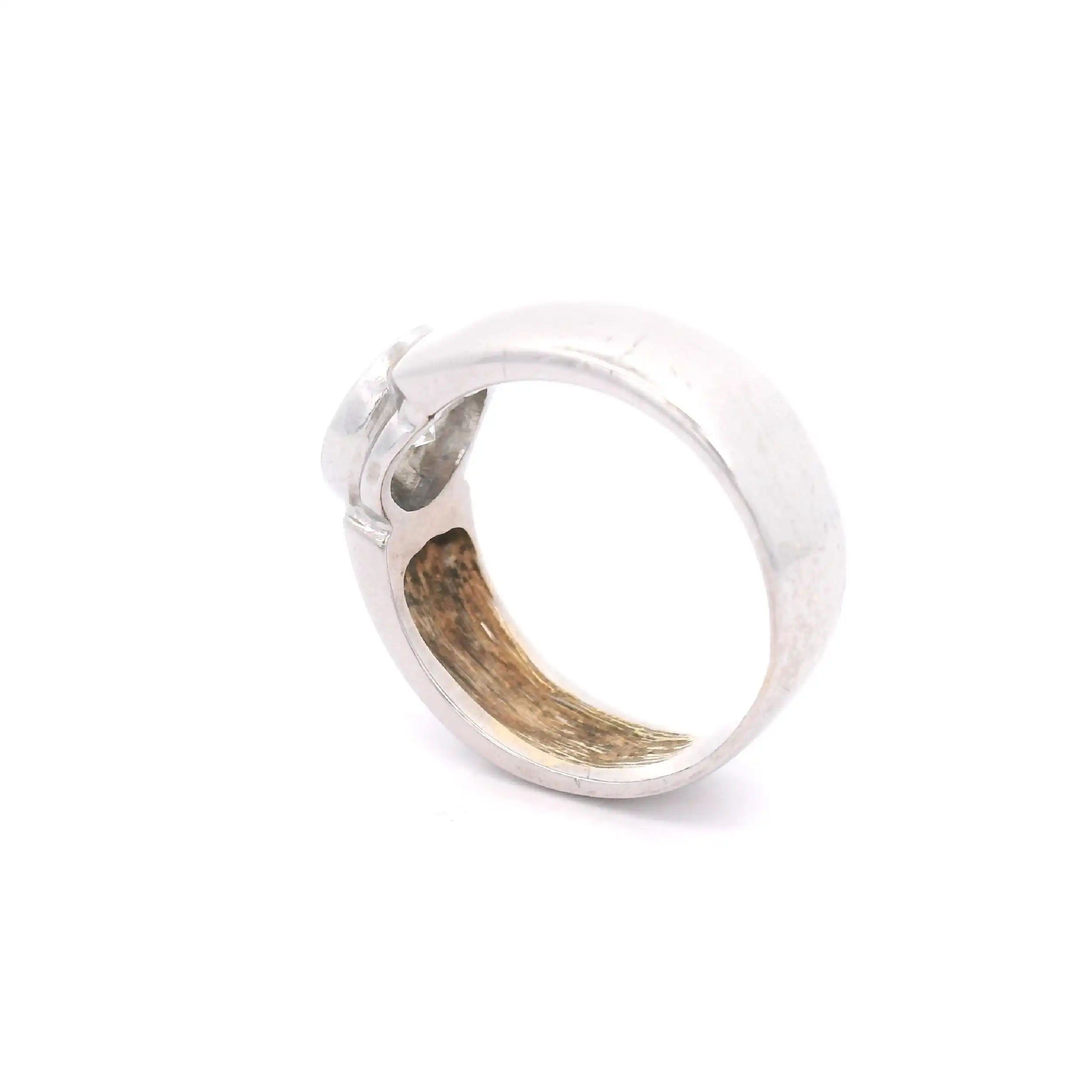 Ring Weißgold mit Brillant Ring Weißgold mit Brillant