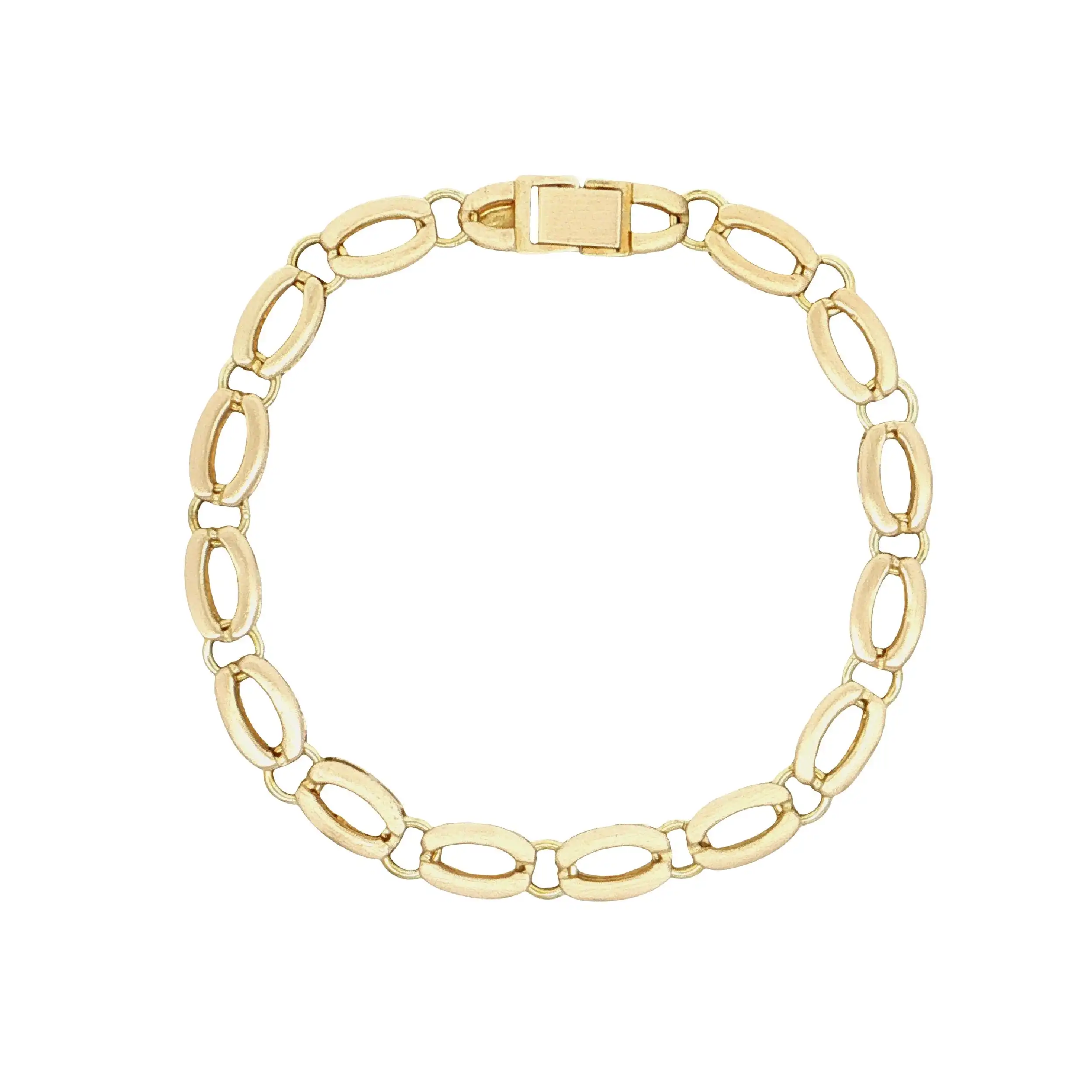 Armband Gelbgold gebürstet