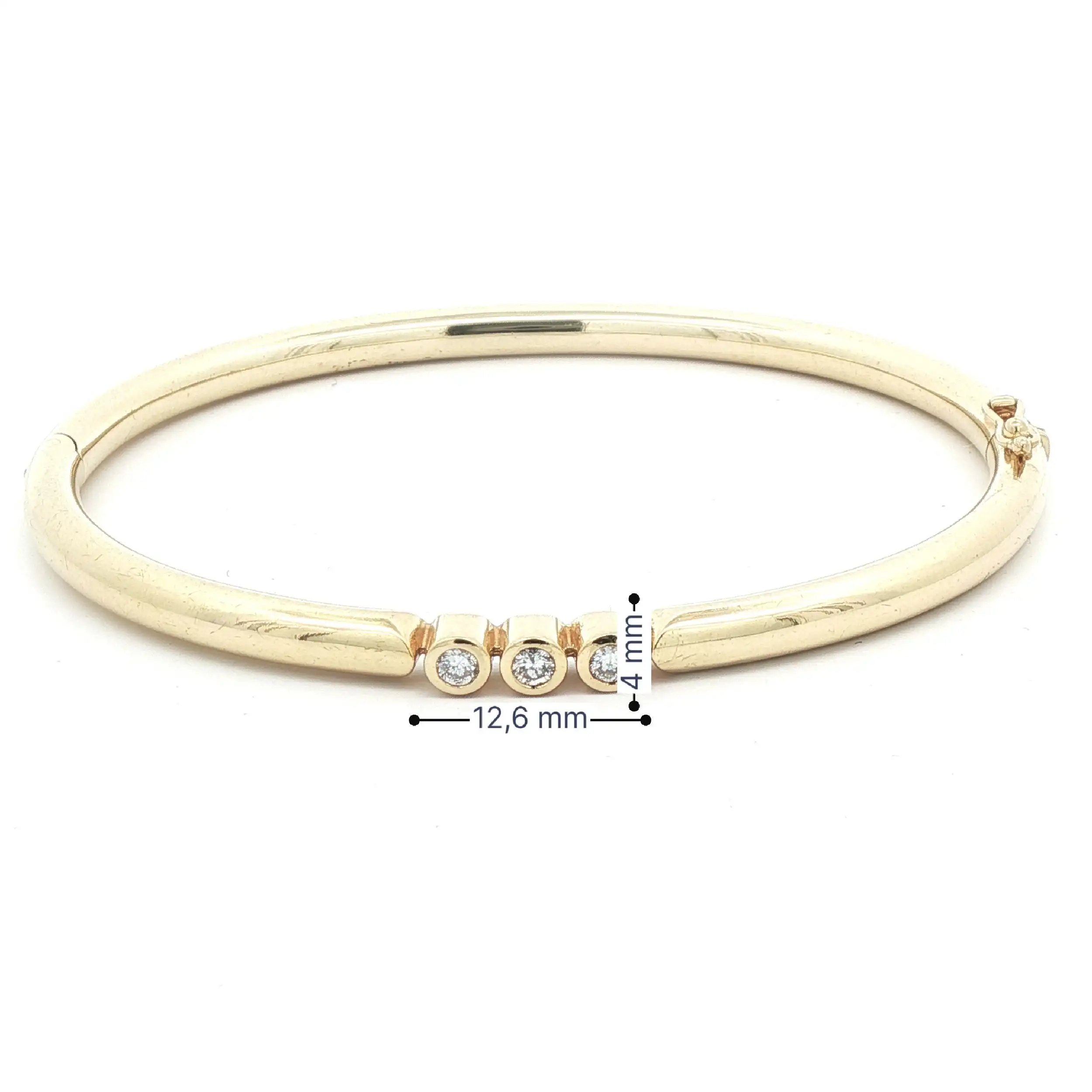 Armreif Gelbgold mit Brillanten