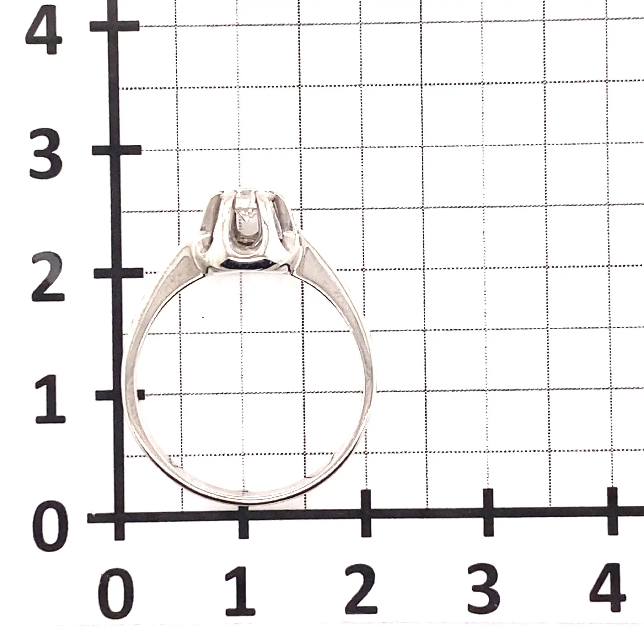 Ring Weißgold mit Solitär Brillant Ring Weißgold mit Solitär Brillant