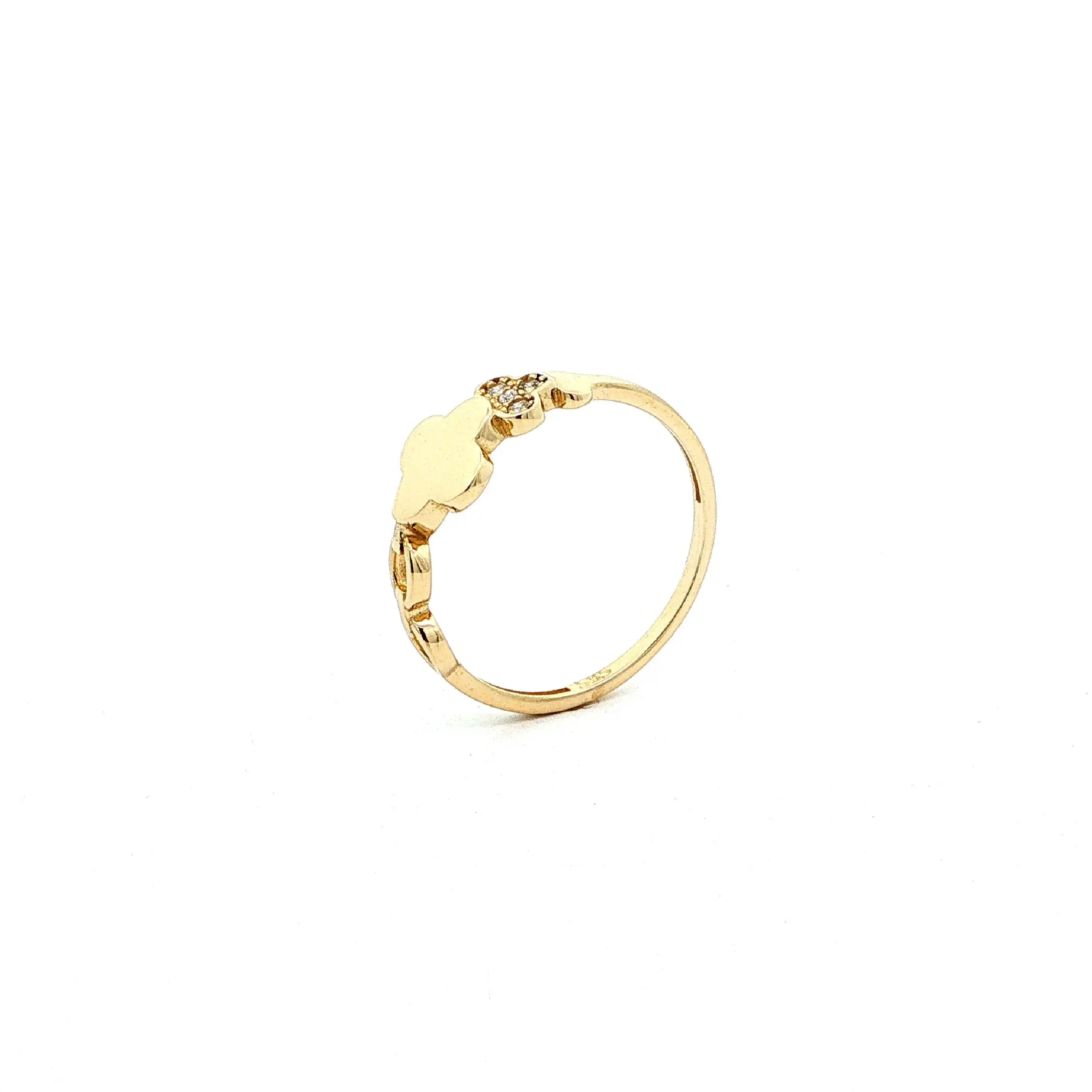Ring Gelbgold mit Zirkonia