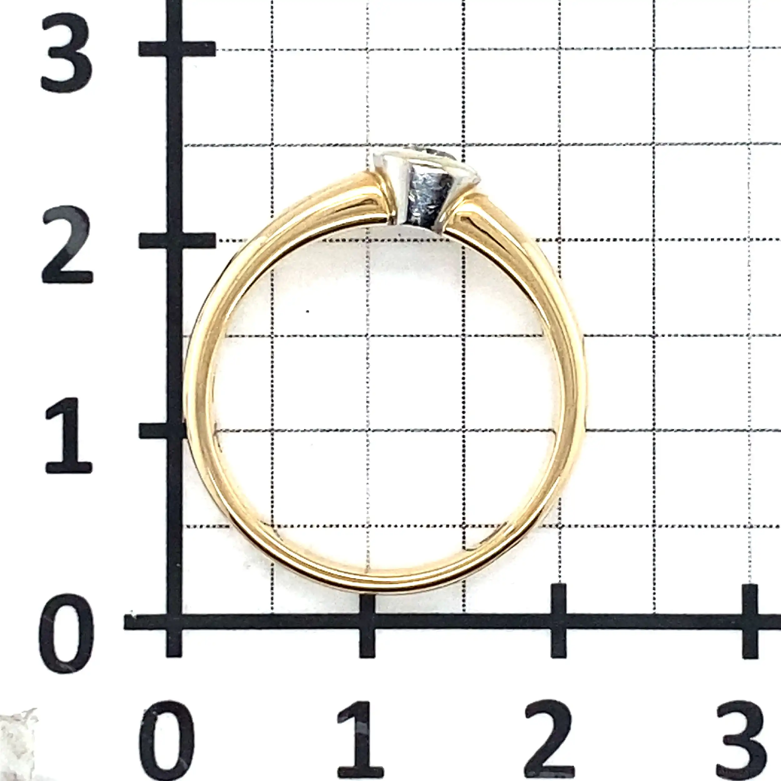 Ring Bicolor mit Brillant Solitär Ring Bicolor mit Brillant Solitär