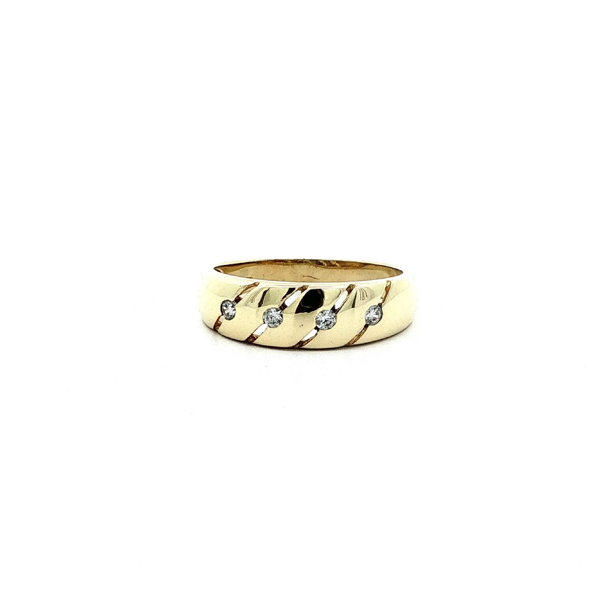 Ring Gelbgold mit Zirkonia