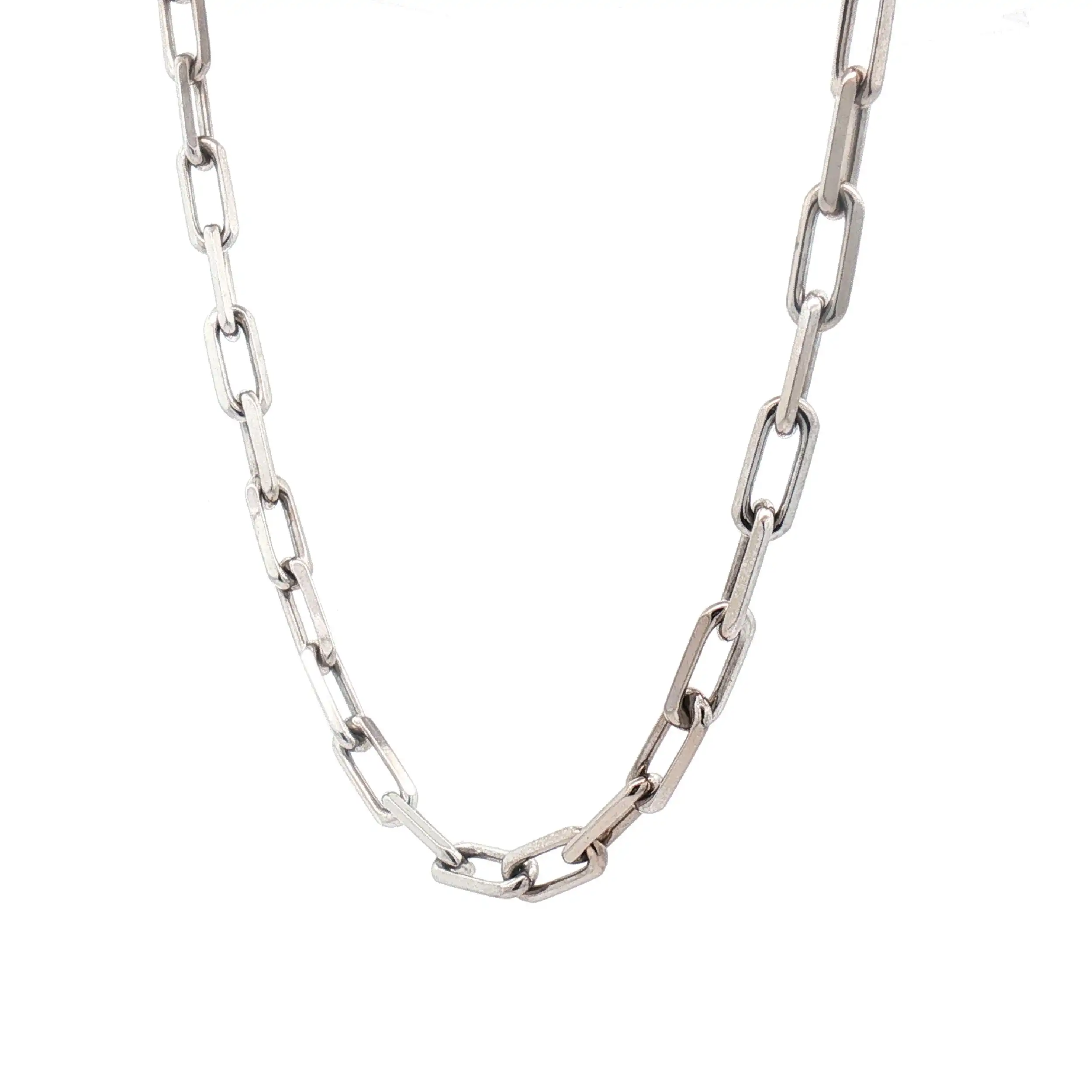 Collier Weißgold Santos de Cartier kleines Modell mit Box und Zertifikat Collier Weißgold Santos de Cartier kleines Modell mit Box und Zertifikat