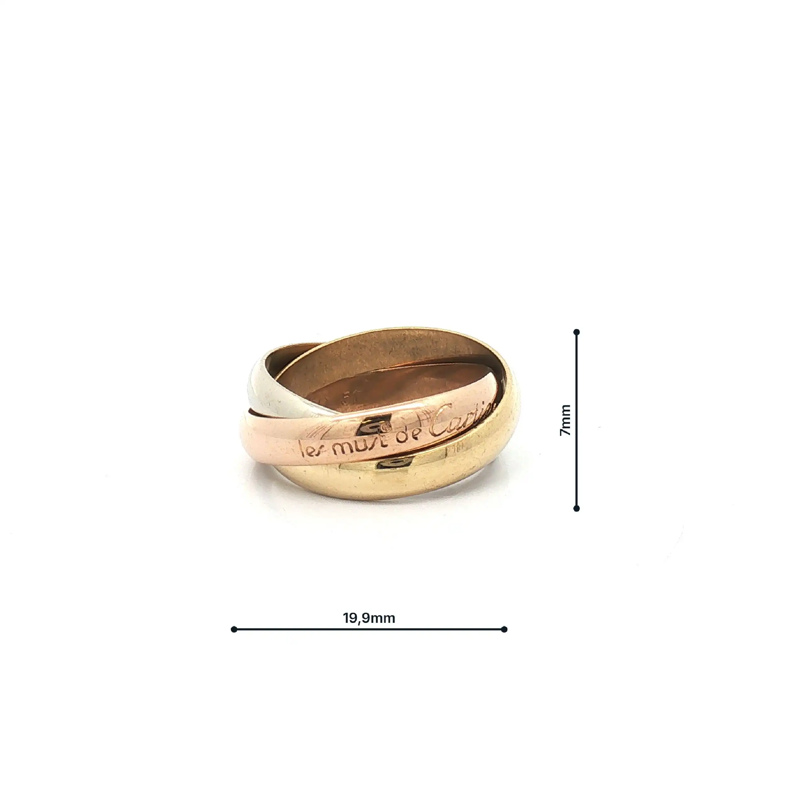 Cartier Tricolor Rollring