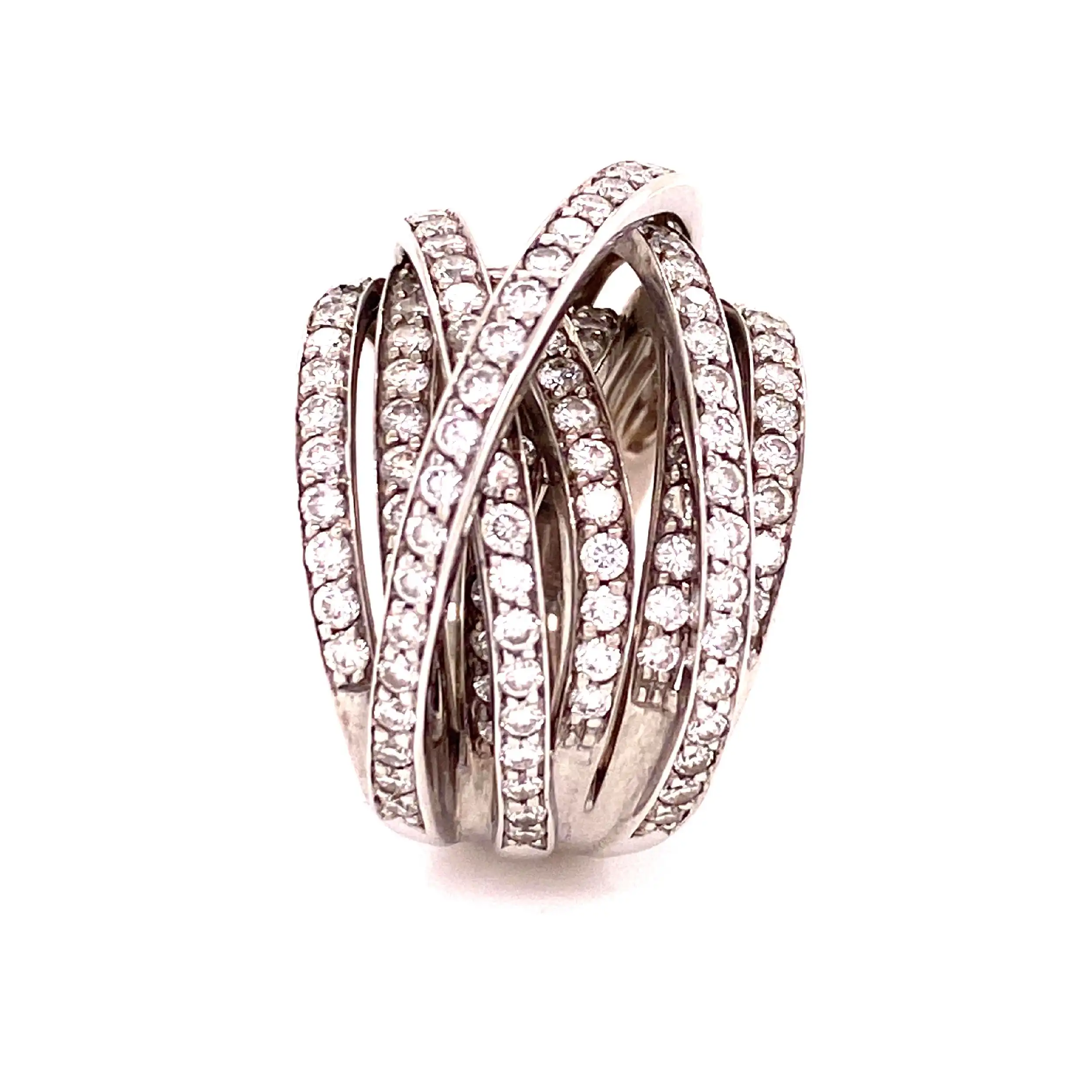 Ring Weißgold mit Brillanten Ring Weißgold mit Brillanten