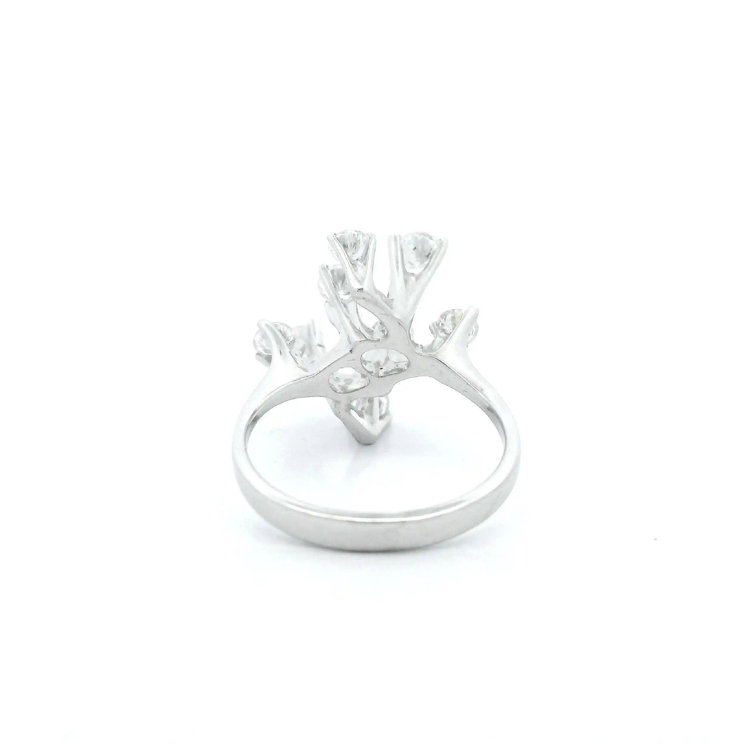 Ring Weißgold mit Brillanten Ring Weißgold mit Brillanten