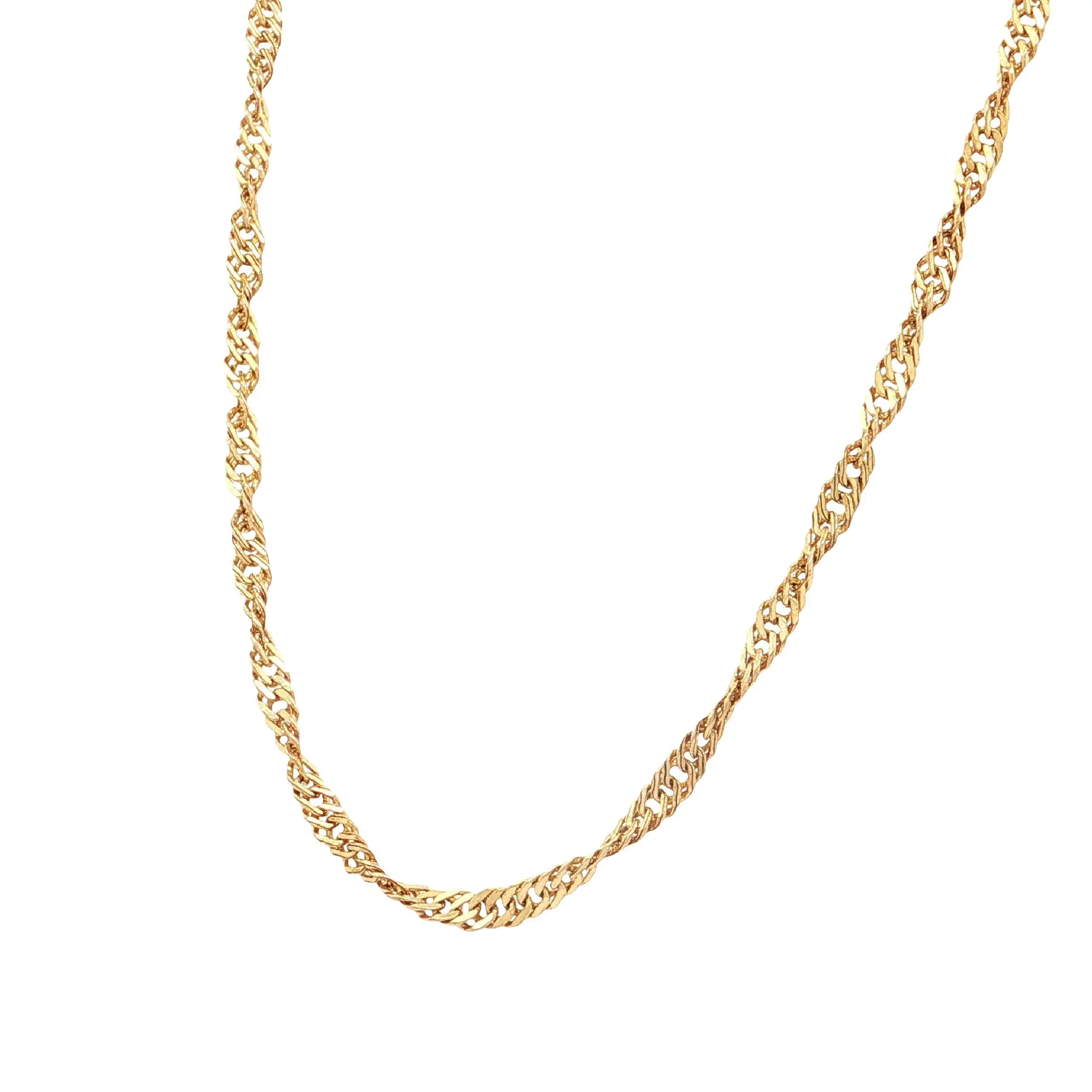 Singapurkette Gelbgold Singapurkette Gelbgold